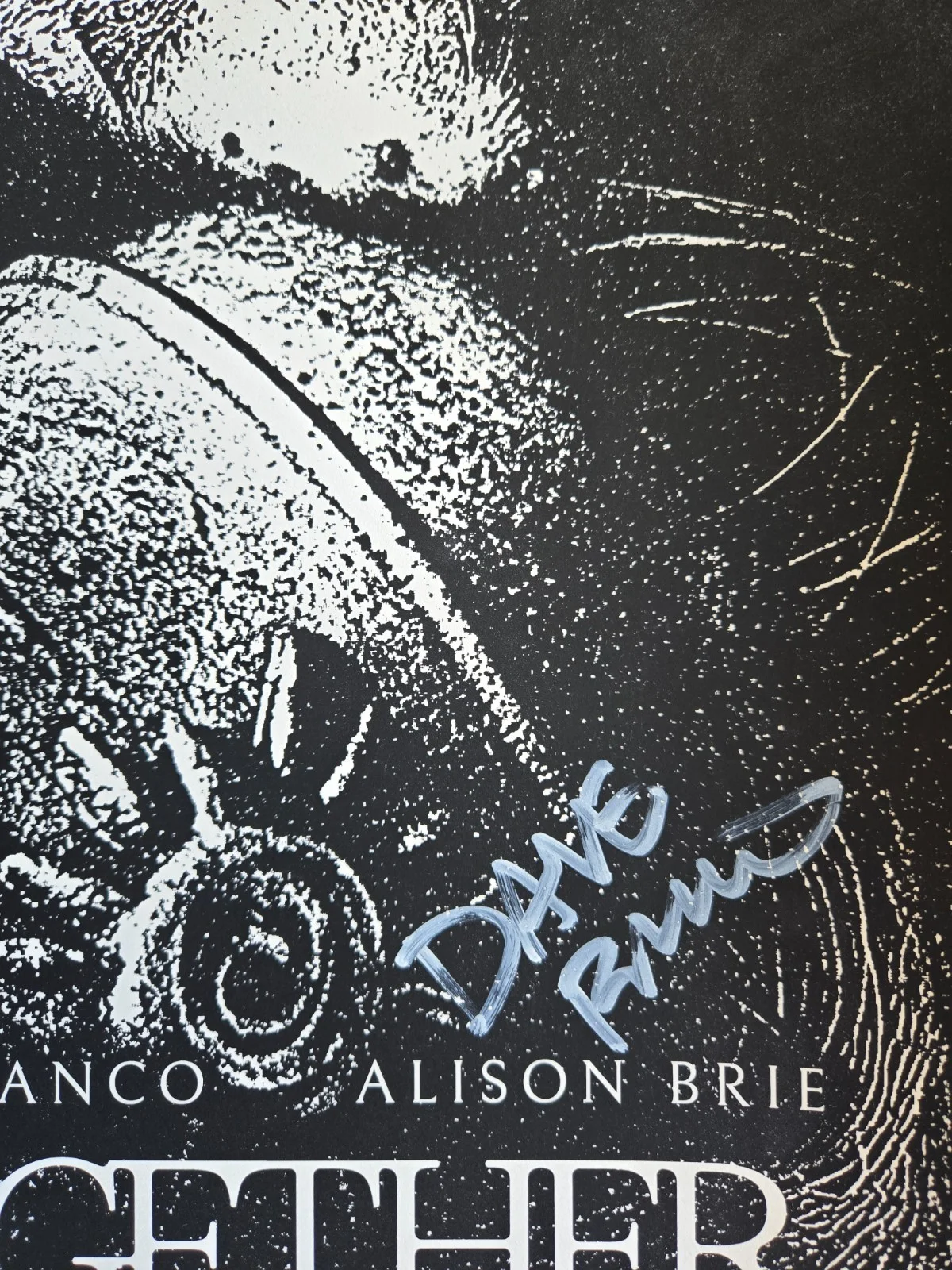 Dave Franco, Alison Brie — Together Movie Poster Signed by Dave Franco and Alison Brie, image 2