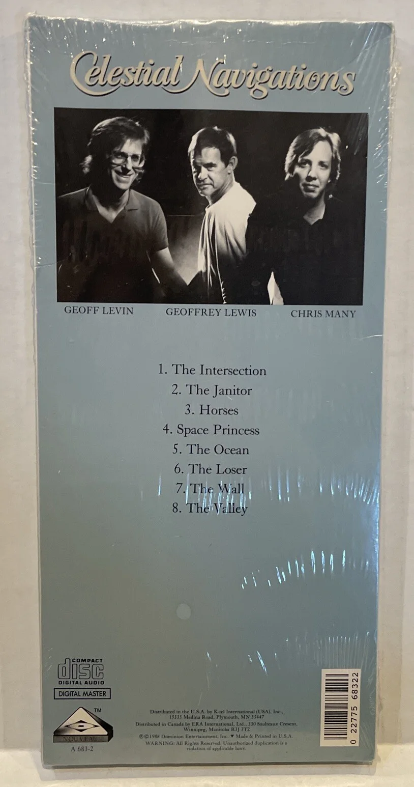 Celestial Navigations 1988 CD New Sealed As Seen Smothers Brothers Show, изображение 2