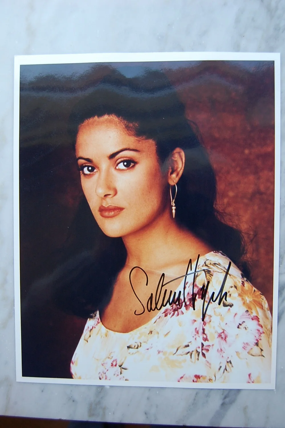 Salma Hayek autographed 8x10 Picture signed Photo Pic includes 2x COA, image 2