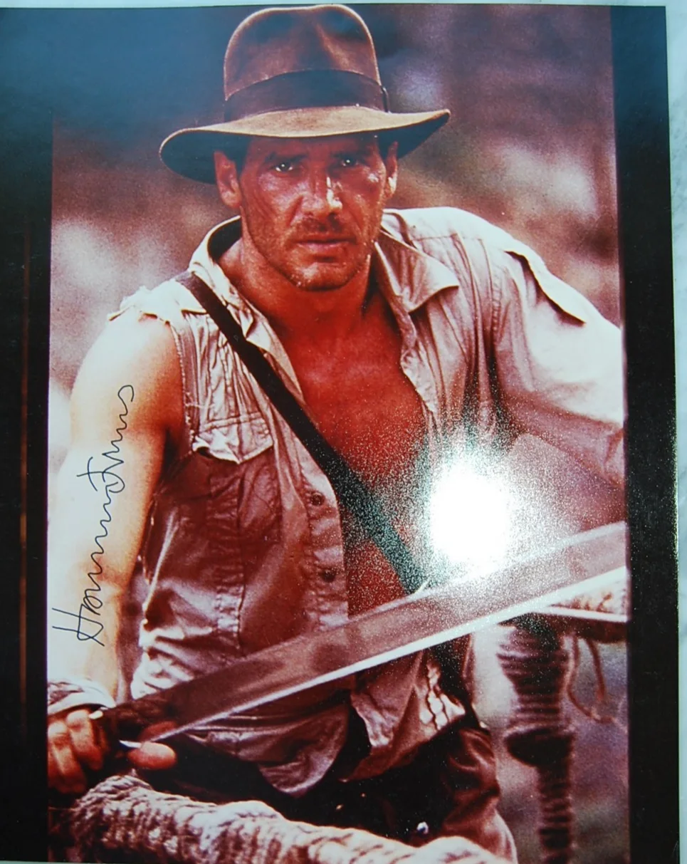 Harrison Ford Indiana Jones Autographed signed photo 10x8 with COA cert, изображение 2