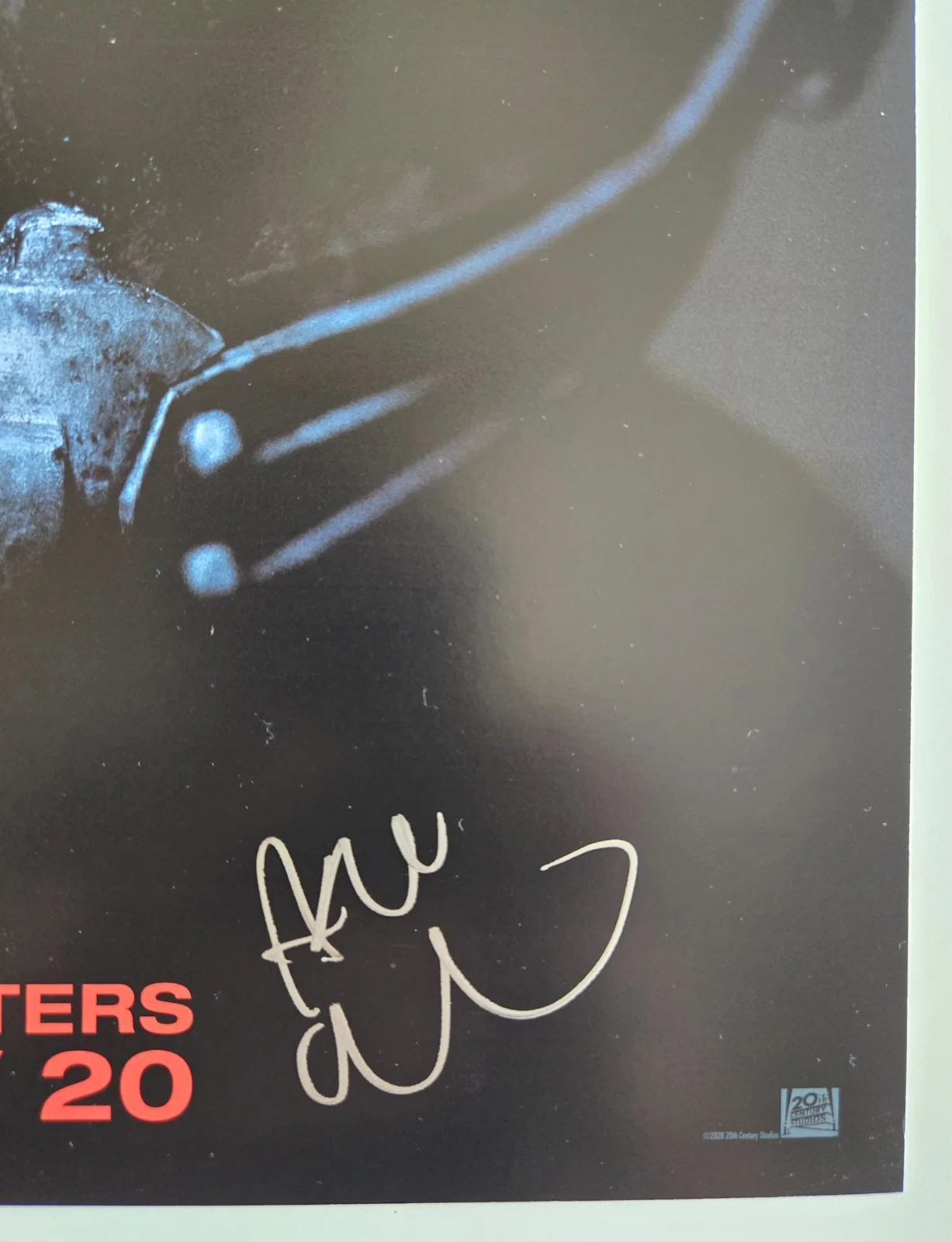 Andrew Kevin Walker — Psycho Killer Movie Poster Signed by Writer Andrew Kevin Walker, изображение 2