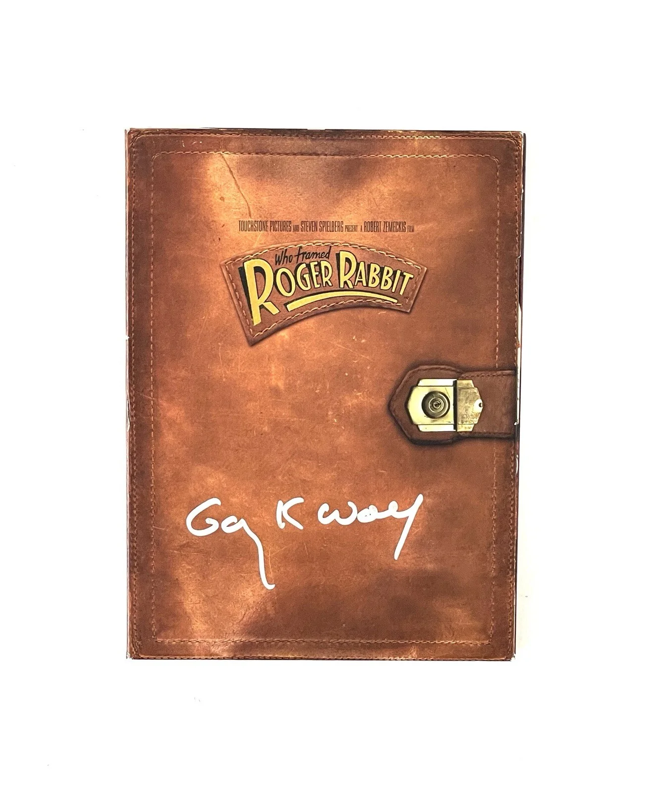 Gary K. Wolf — Who Framed Roger Rabbit Gary K. Wolf Signed DVD Movie Case Disney JSA Certified, image 2