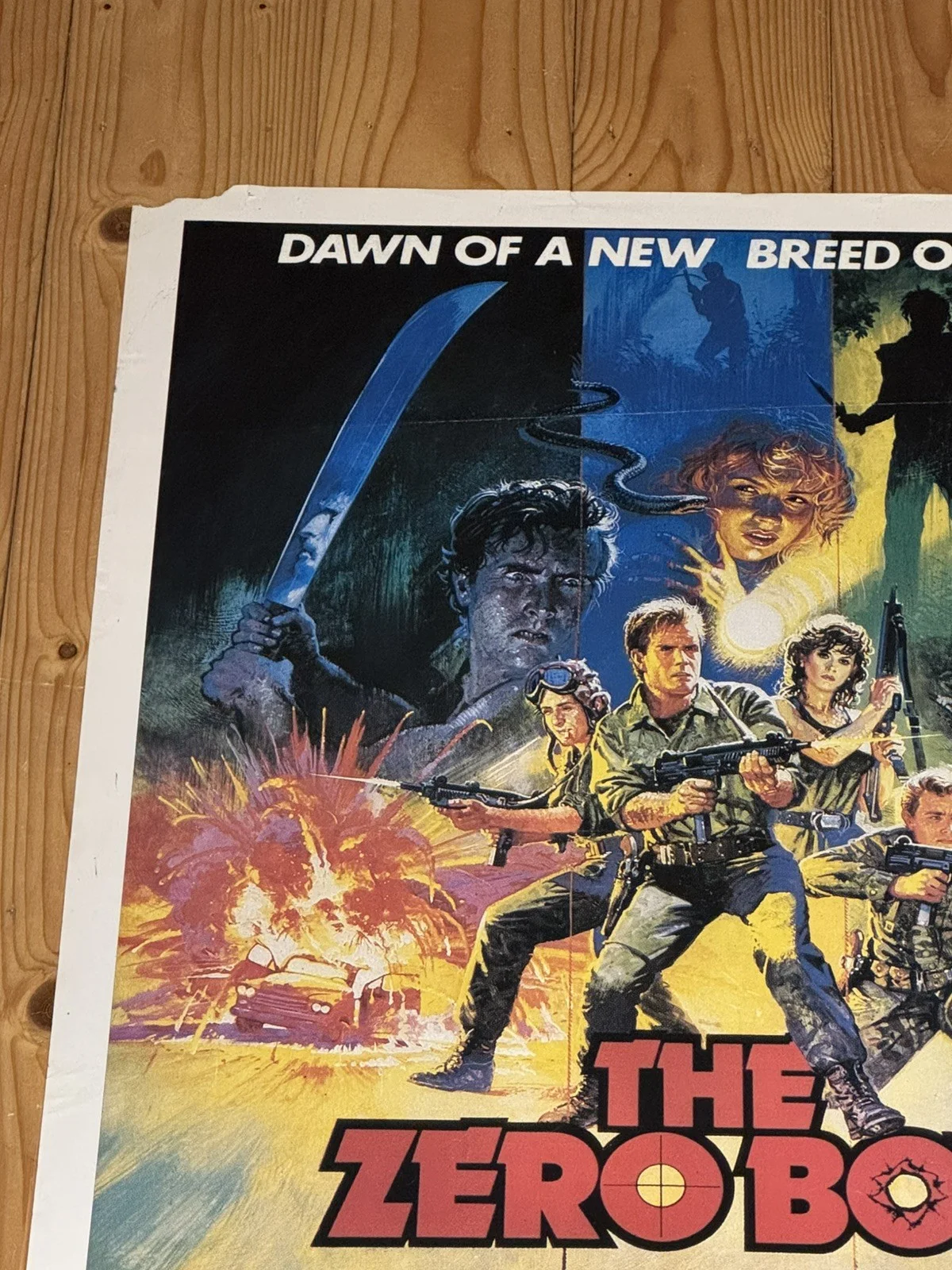 The Zero Boys Original South African movie poster Johannesburg Rare, изображение 3