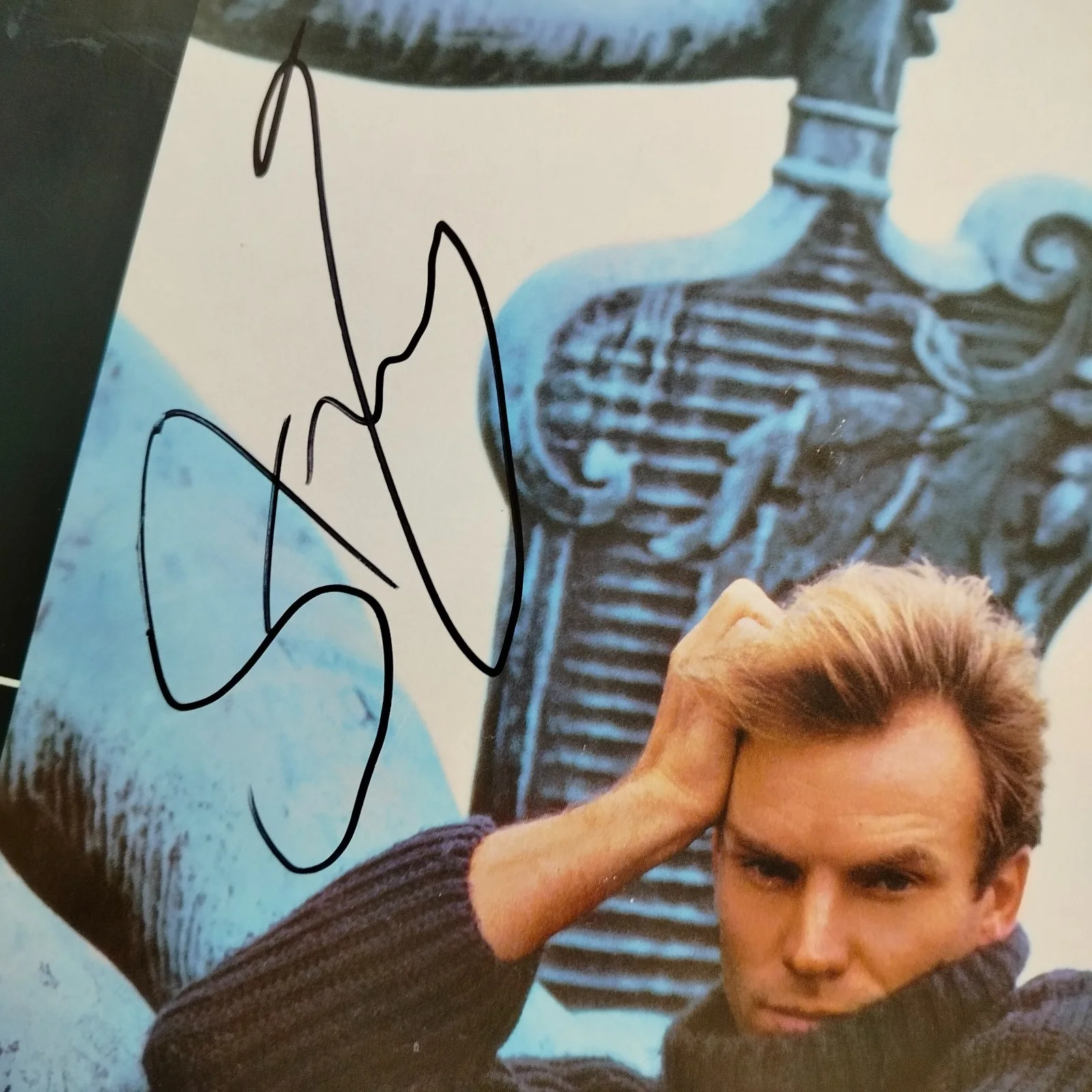 STING "Russians" Signed Autographed LP Album Cover +COA, image 2