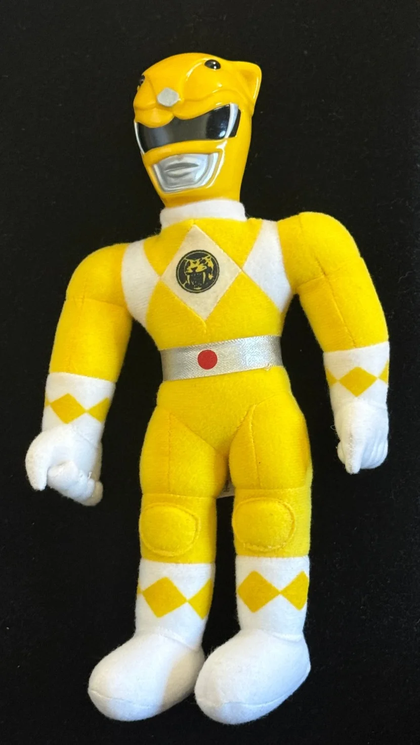 Thuy Trang — Thuy Trang signed Yellow Power Ranger Plush Toy Doll JSA LOA Rare Auto Z2530, image 3