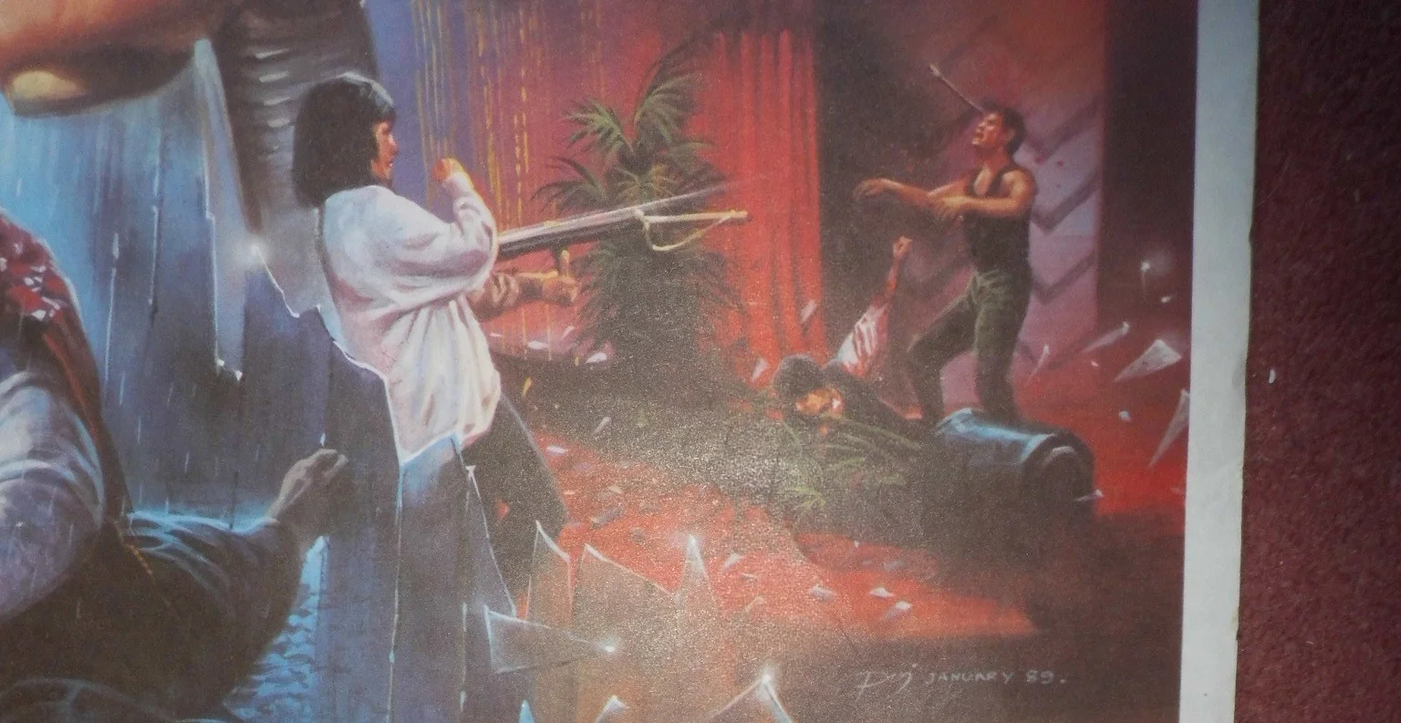 HER VENGEANCE (1988) graphic Thai poster LAM CHING YING, изображение 2