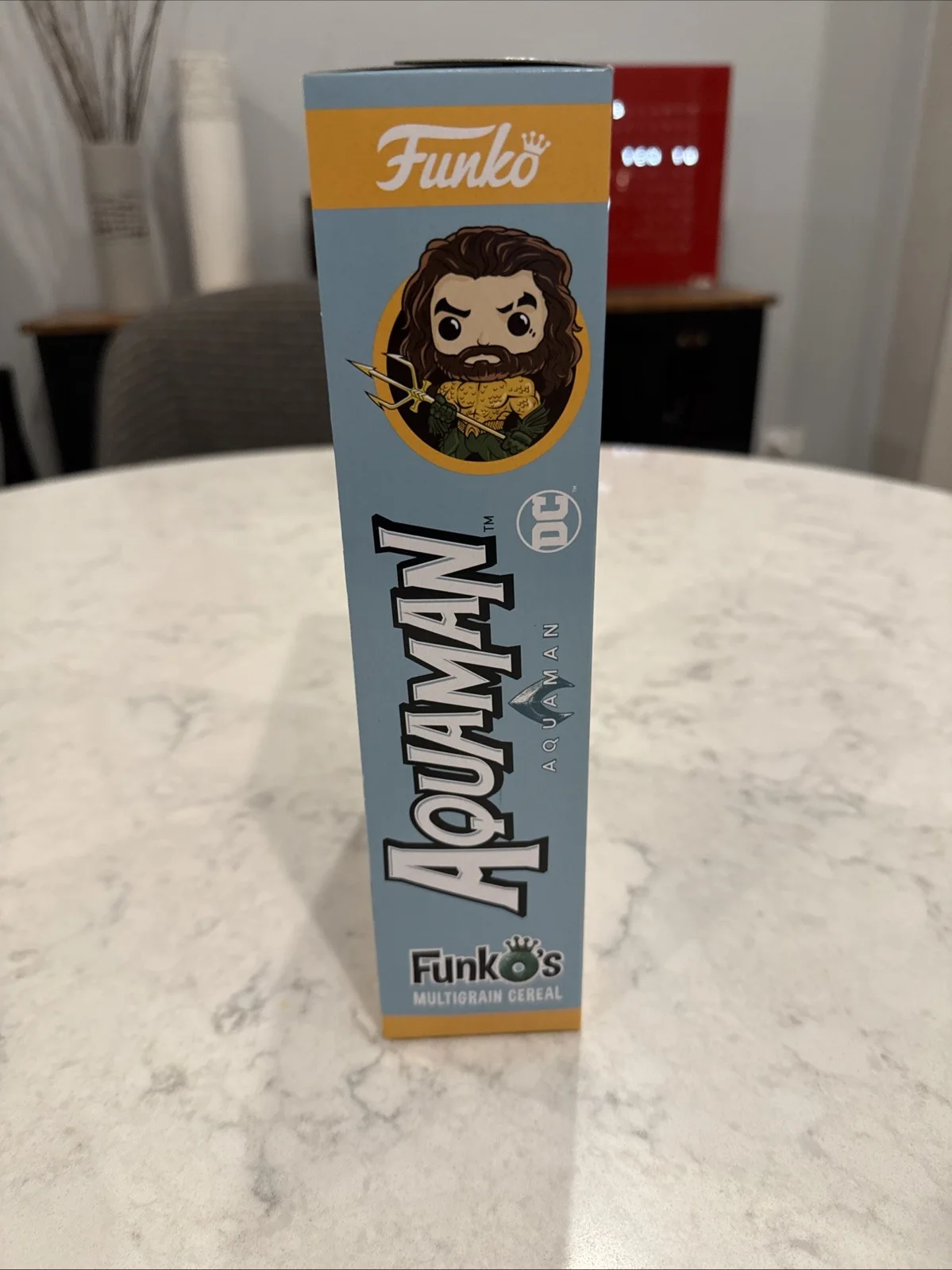 Jason Momoa — Jason Momoa Signed Funko Cereal Box Aquaman, image 3