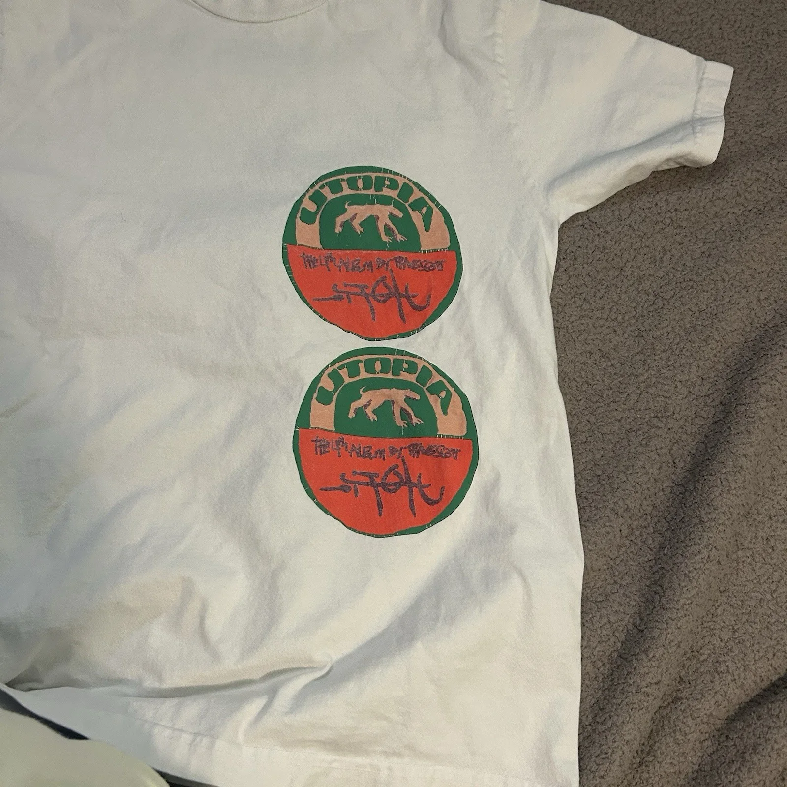 Travis Scott Pre-Order Utopia Signed CD & T-Shirt with Box, image 3