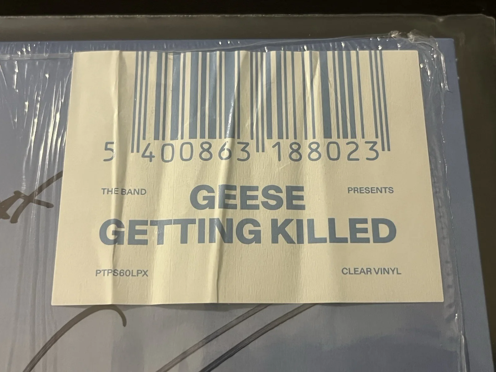 GEESE BAND SIGNED GETTING KILLED CLEAR VINYL RECORD AUTOGRAPH CAMERON WINTER +3, изображение 5