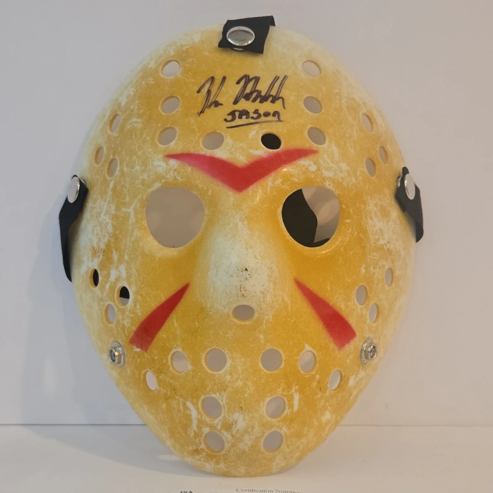 Jason — Autographed Jason Mask Friday the 13th JSA Authenticated