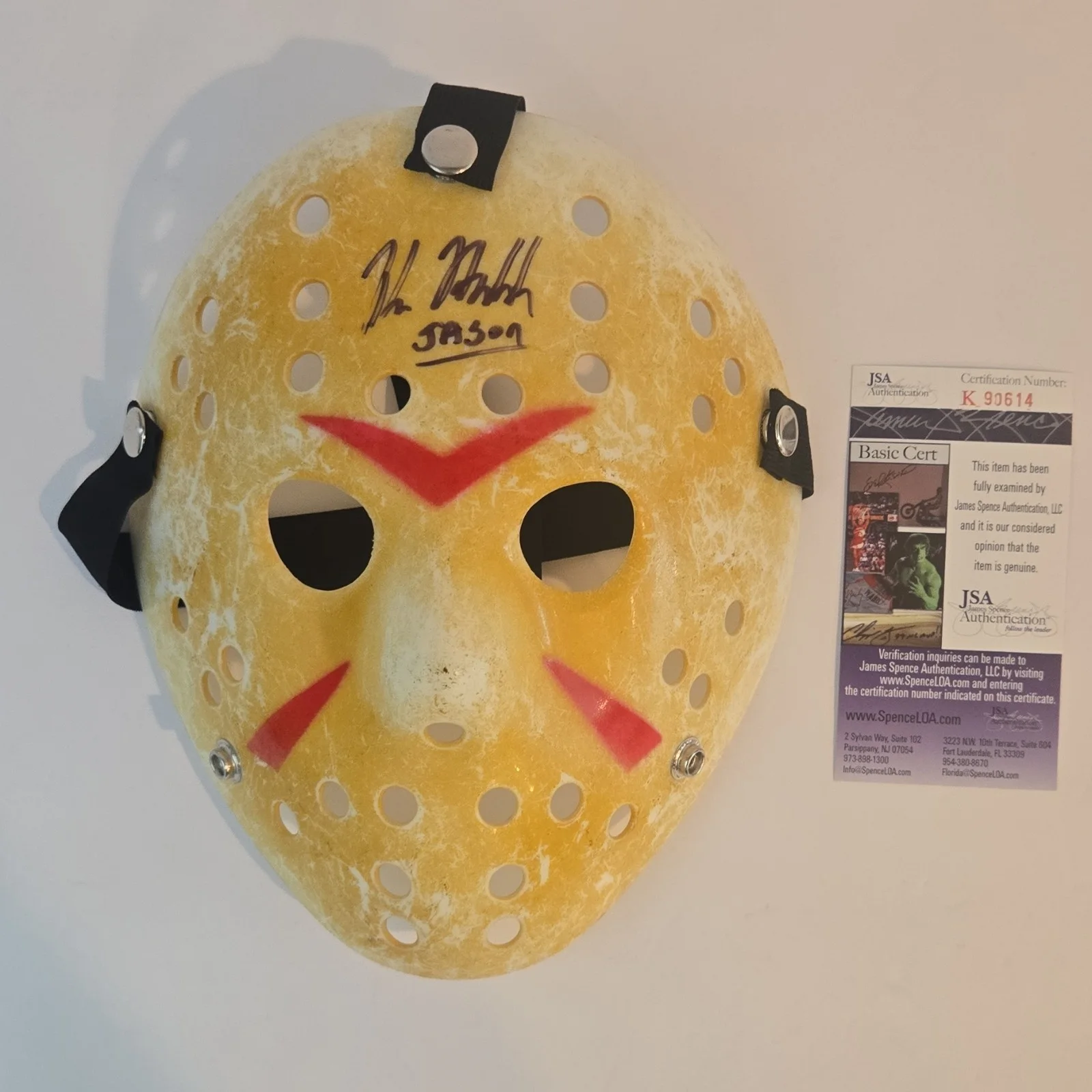 Jason — Autographed Jason Mask Friday the 13th JSA Authenticated, image 4