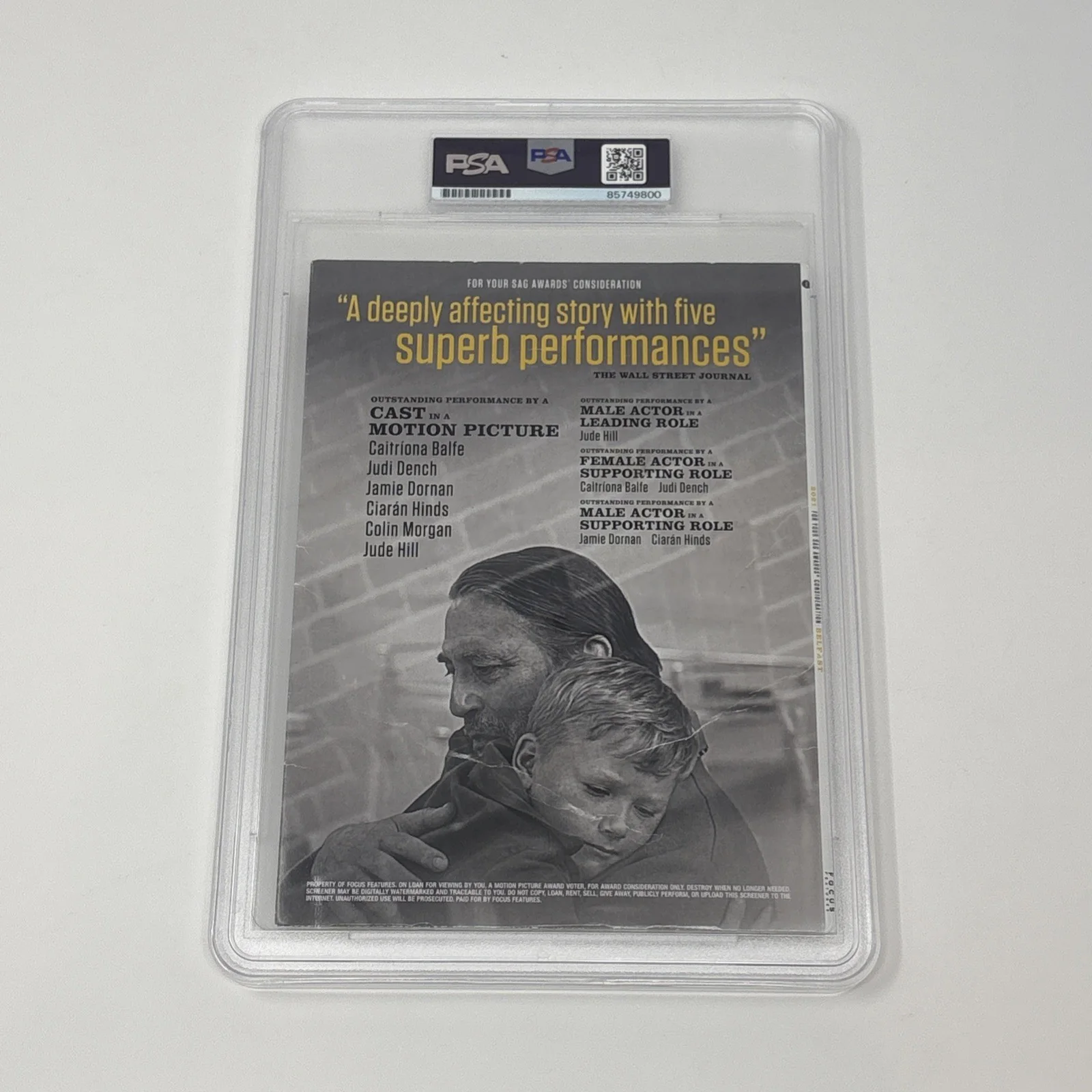 KENNETH BRANAGH — KENNETH BRANAGH SIGNED AUTOGRAPH "BELFAST" FYC SAG DVD COVER PSA/DNA, image 3