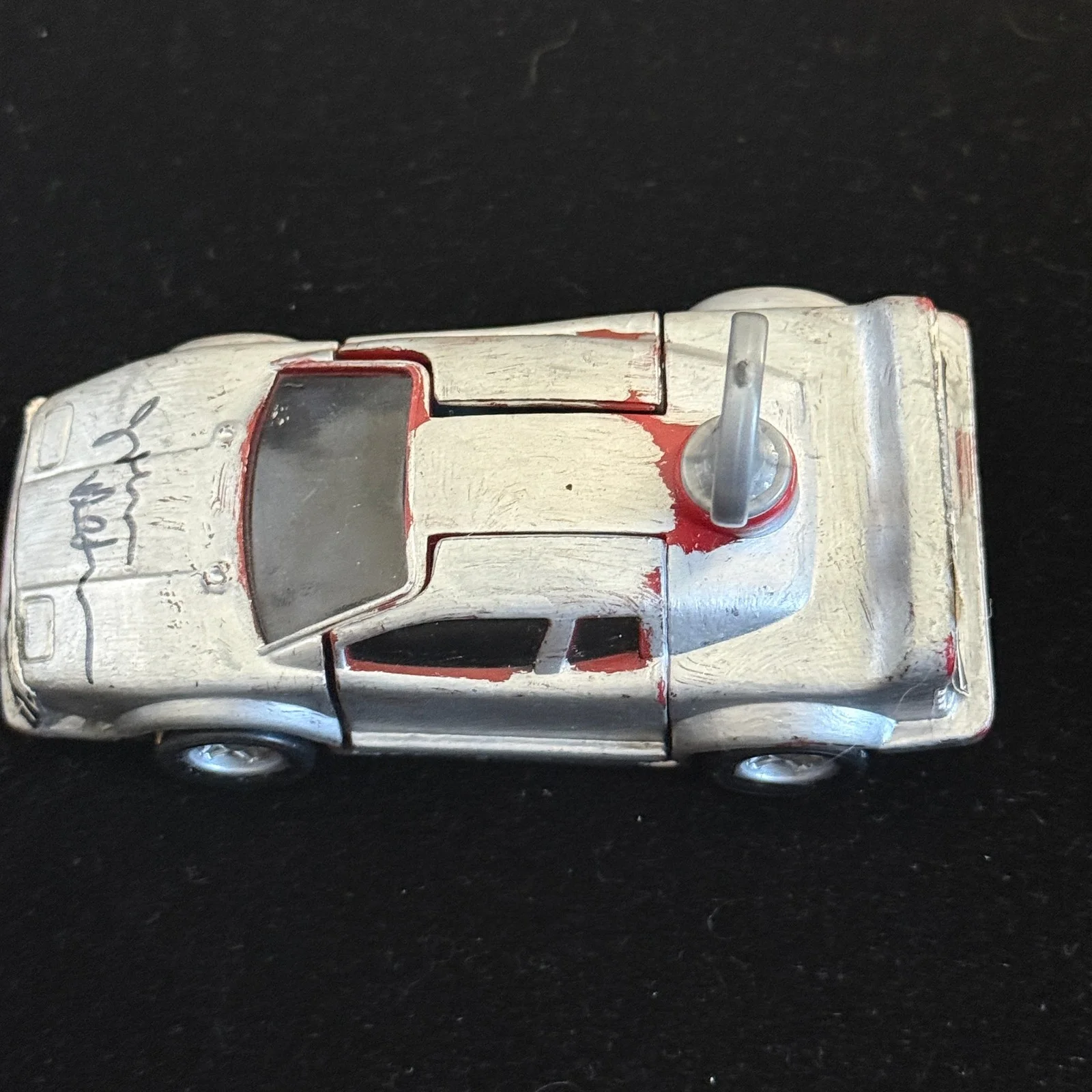 John DeLorean — John DeLorean signed Hot Wheels Toy Car JSA LOA BTTF Auto Rare Z2527, image 4