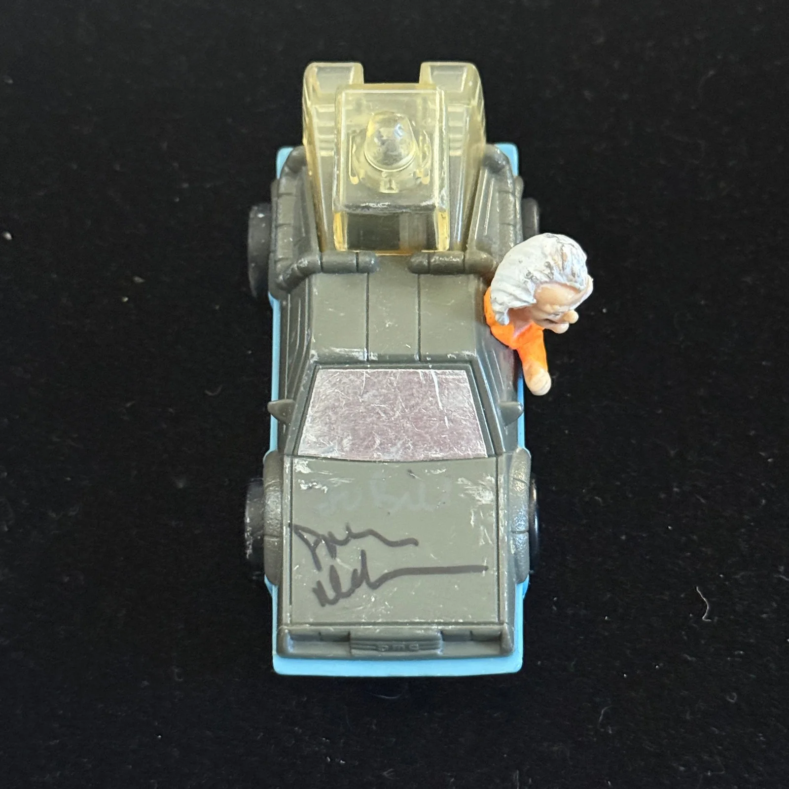 John DeLorean — John DeLorean signed 1:43 Back to the Future Toy Car JSA LOA Doc Rare Z2528, image 3