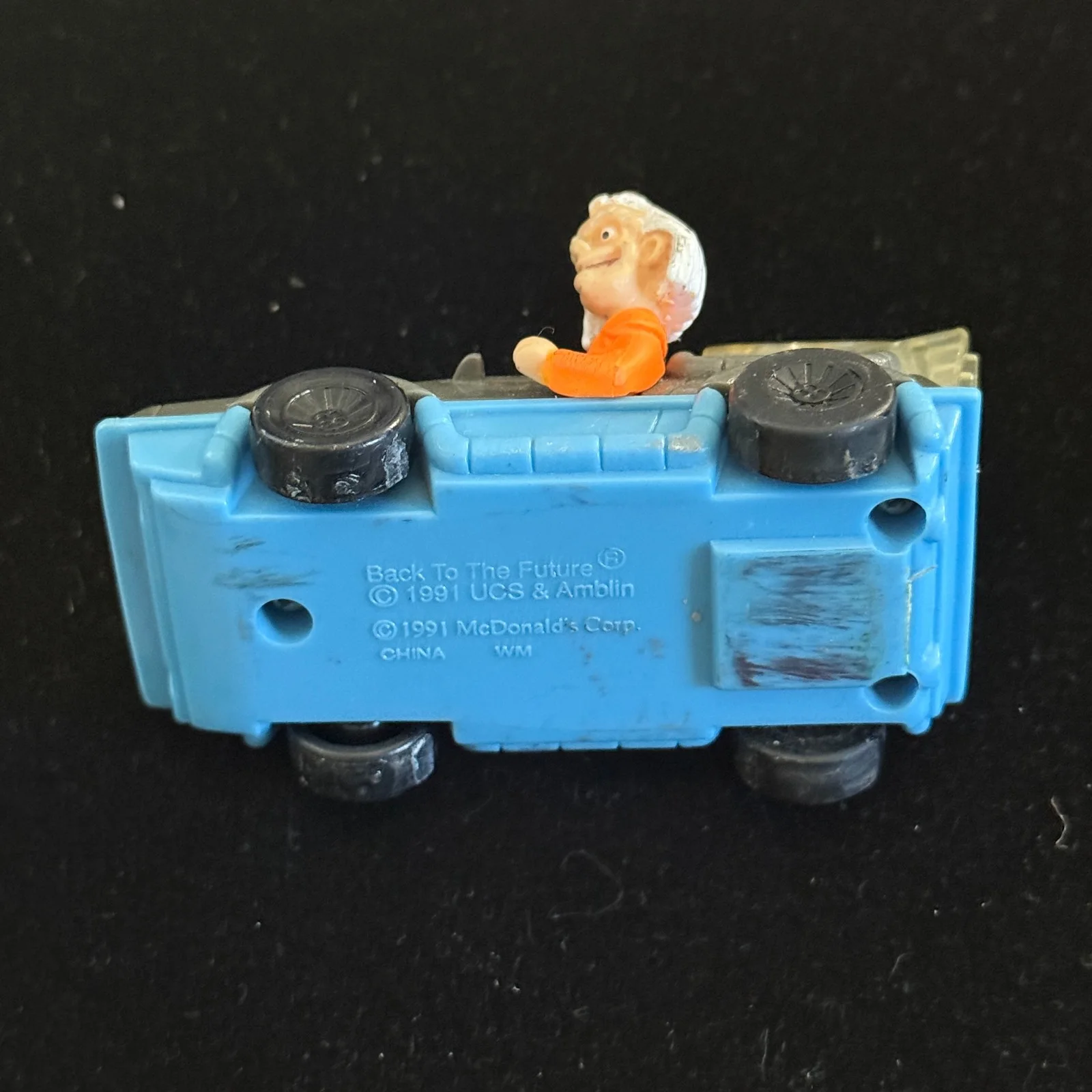John DeLorean — John DeLorean signed 1:43 Back to the Future Toy Car JSA LOA Doc Rare Z2528, image 4