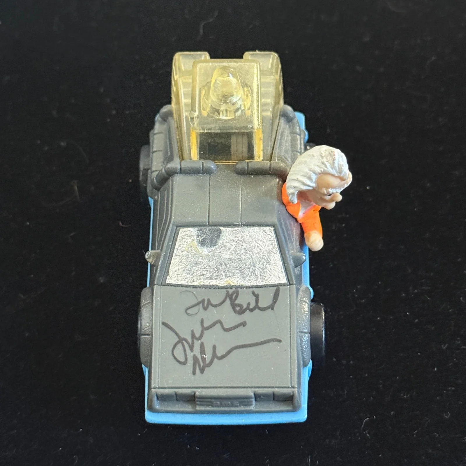 John DeLorean — John DeLorean signed 1:43 Back to the Future Toy Car JSA LOA Doc Rare Z2526, image 3