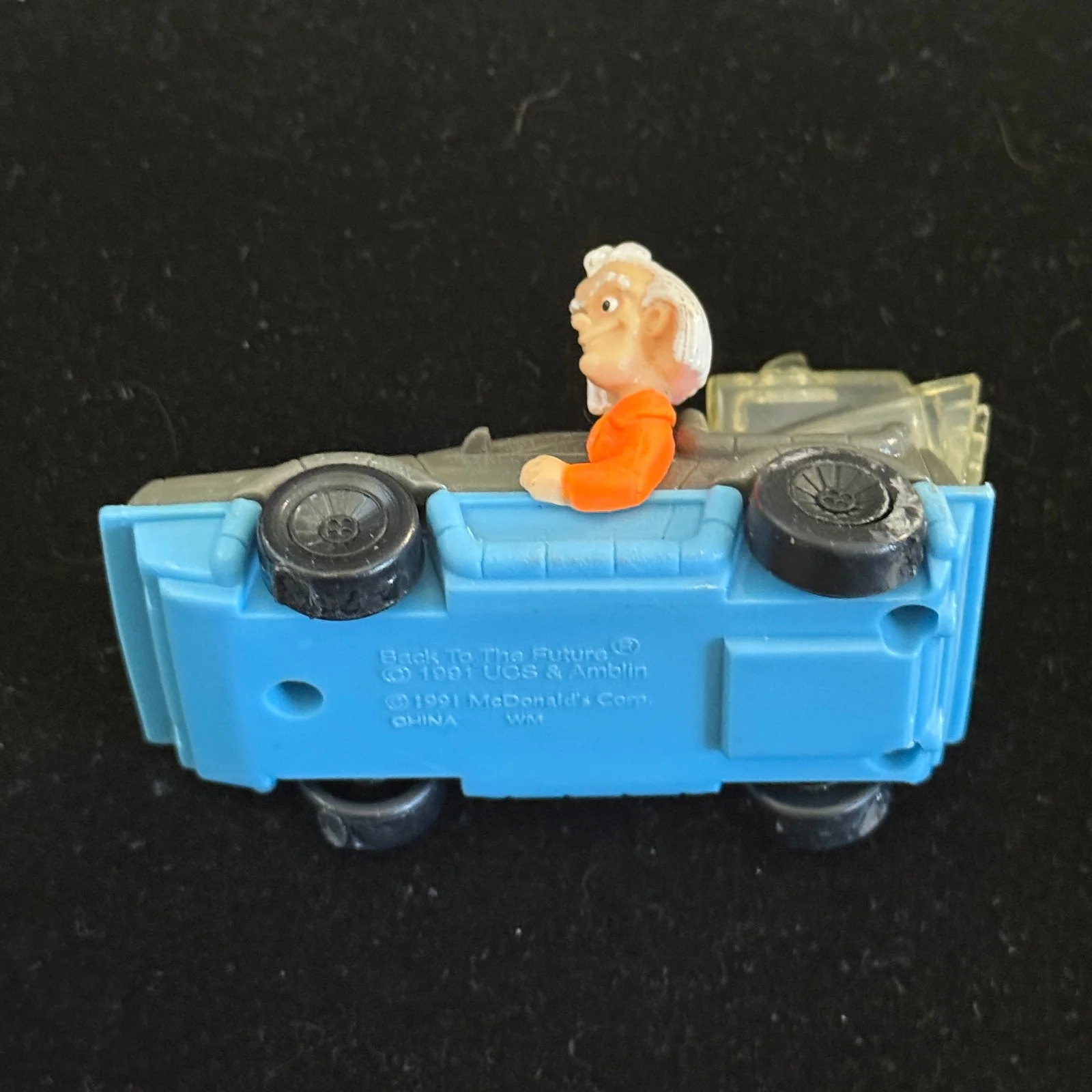 John DeLorean — John DeLorean signed 1:43 Back to the Future Toy Car JSA LOA Doc Rare Z2525, image 4