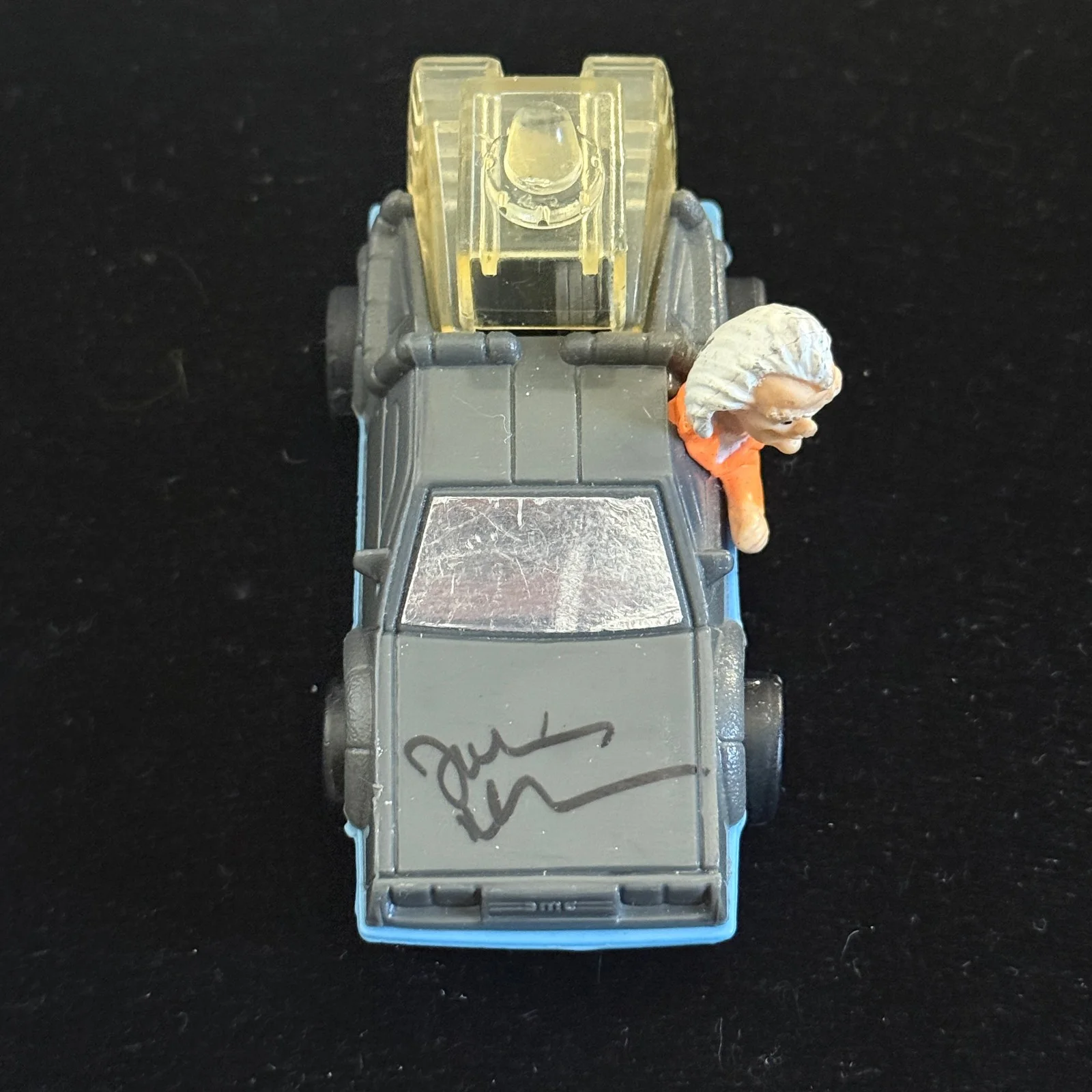 John DeLorean — John DeLorean signed 1:43 Back to the Future Toy Car JSA LOA Doc Rare Z2523, image 4