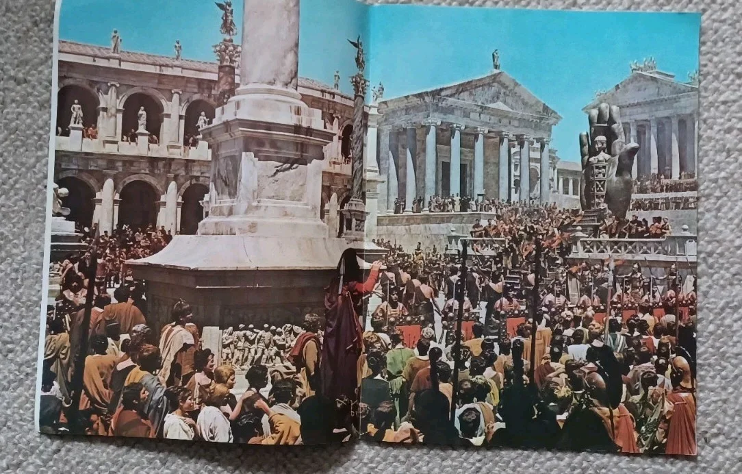 The Fall of the Roman Empire Cinema Souvenir Programme 1964 + Cinema Ticket, изображение 3