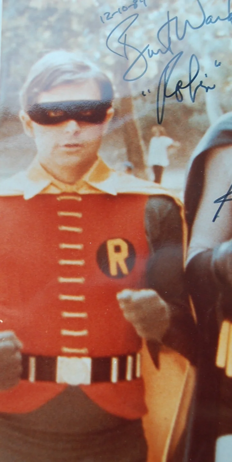 Adam West, Burt Ward — 1984 Batman and Robin 8x10 Autographed Color Photo Adam West Burt Ward w COA, изображение 3