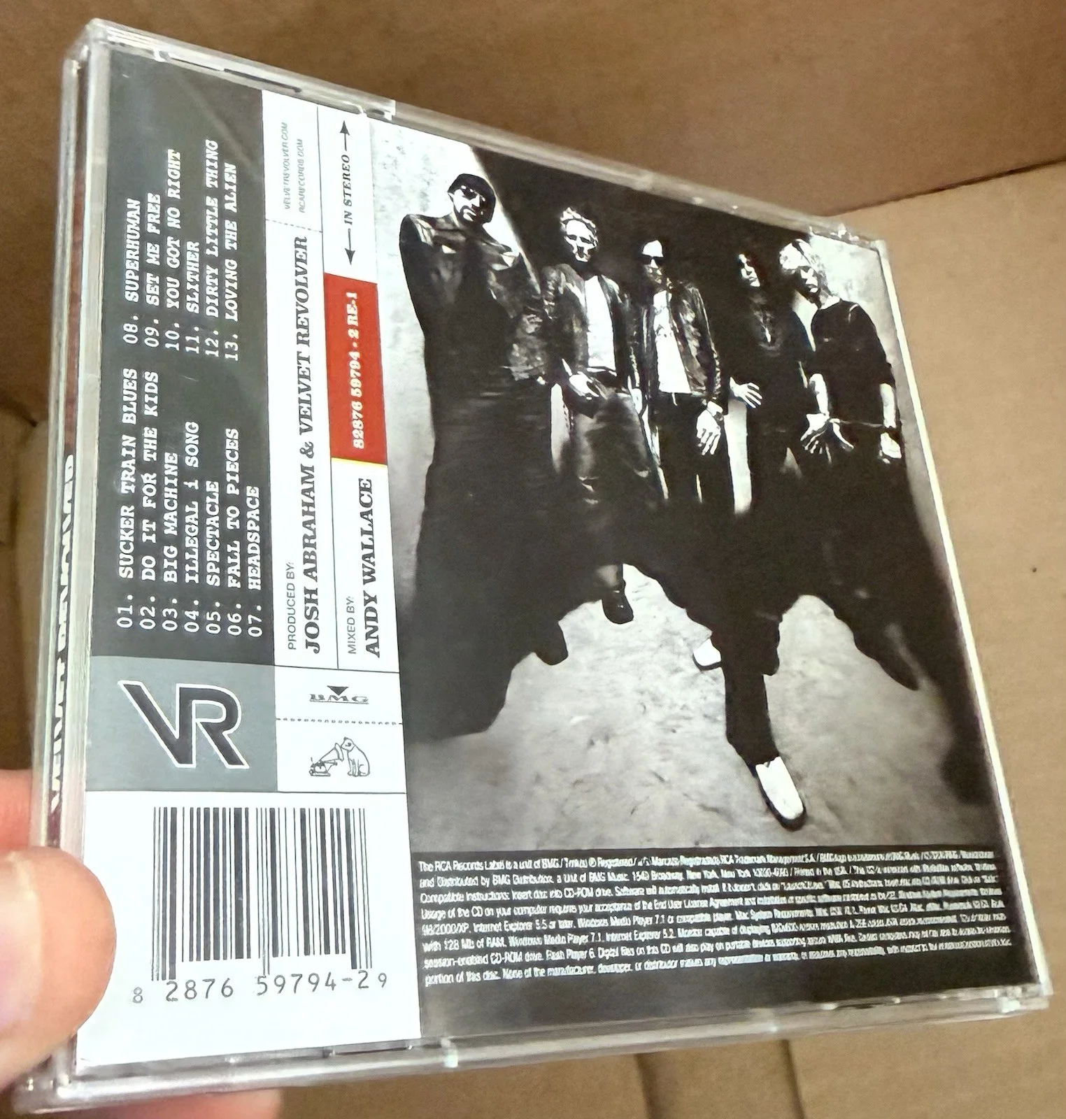 Velvet Revolver PSA Autograph Signed CD Slash Saul Hudson Guns & Roses, изображение 5