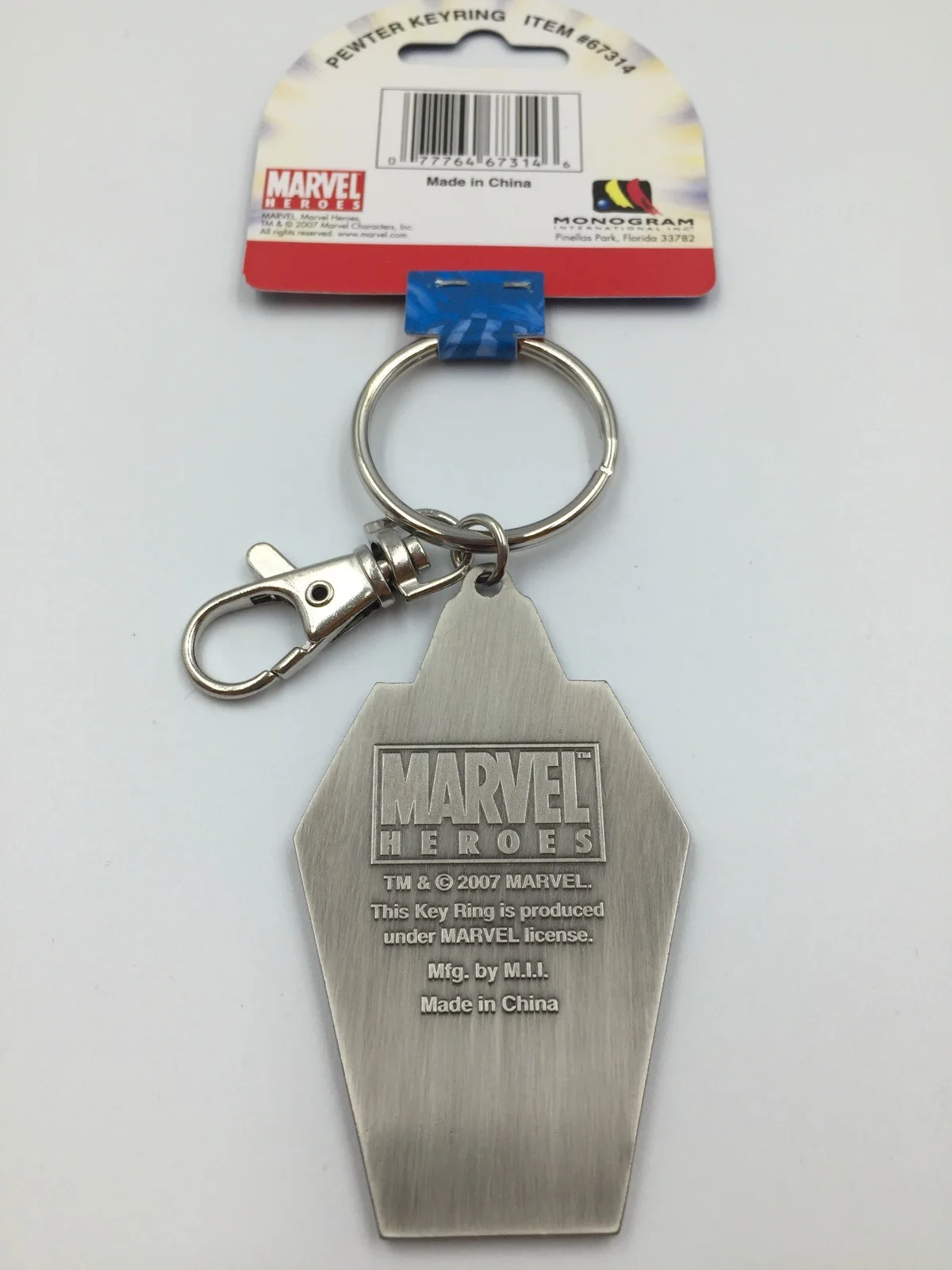 Spider-Man Logo Keyring • Marvel Heroes • Keychain • Officially Licensed • New, image 3