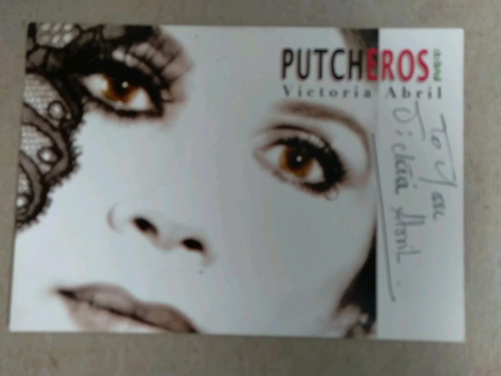 Victoria Abril Signed Autograph 6x4 Postal Card, image 2