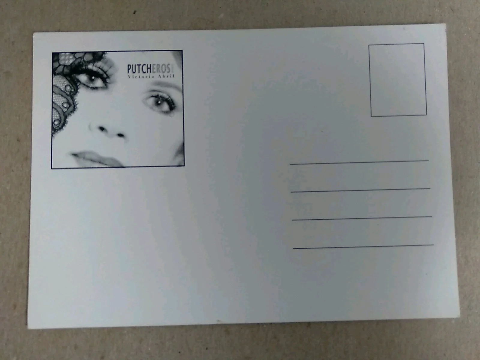 Victoria Abril Signed Autograph 6x4 Postal Card, image 4