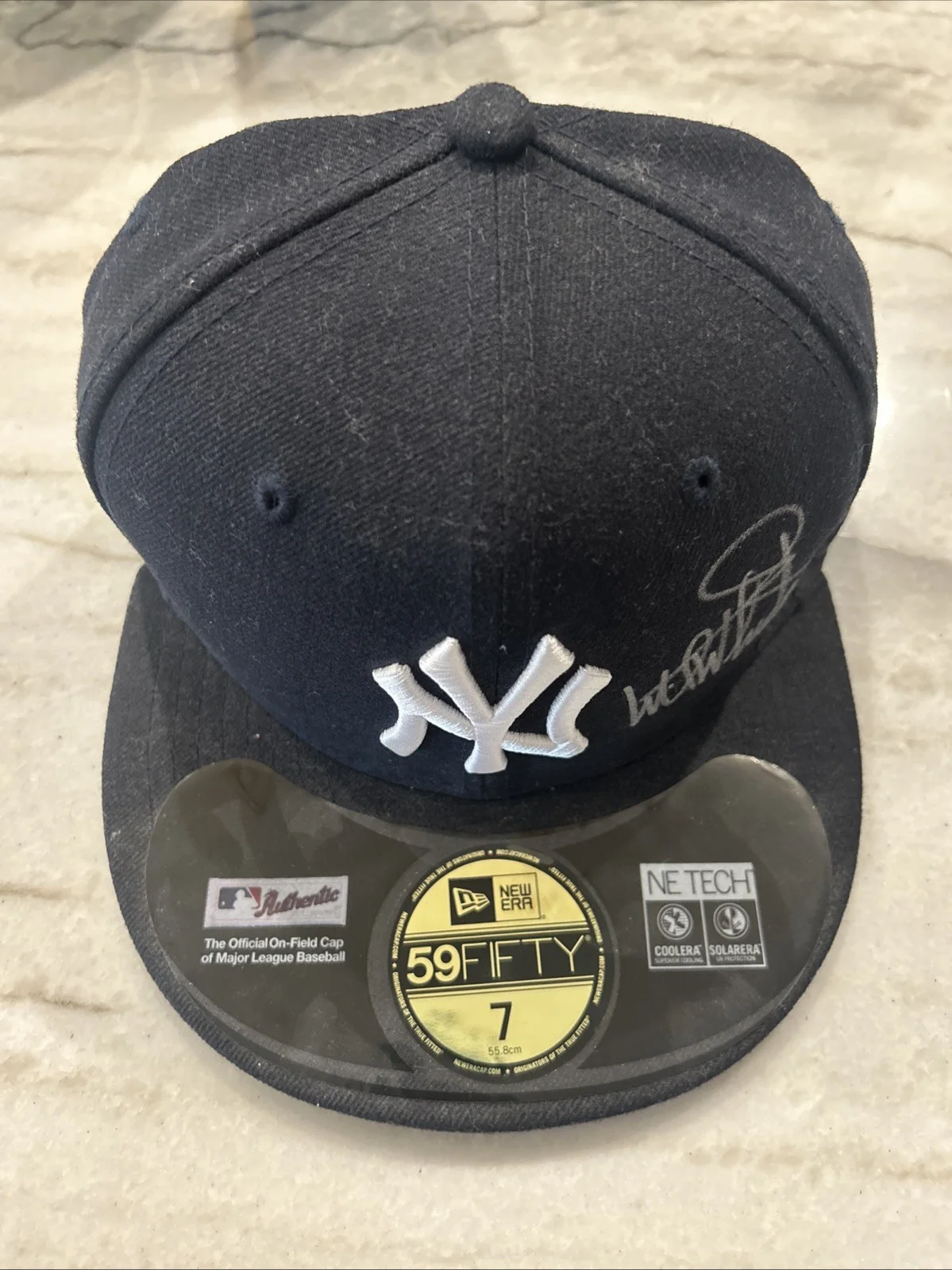 Wil Wheaton Signed AUTOGRAPH STAND BY ME New York Yankees Hat, изображение 3