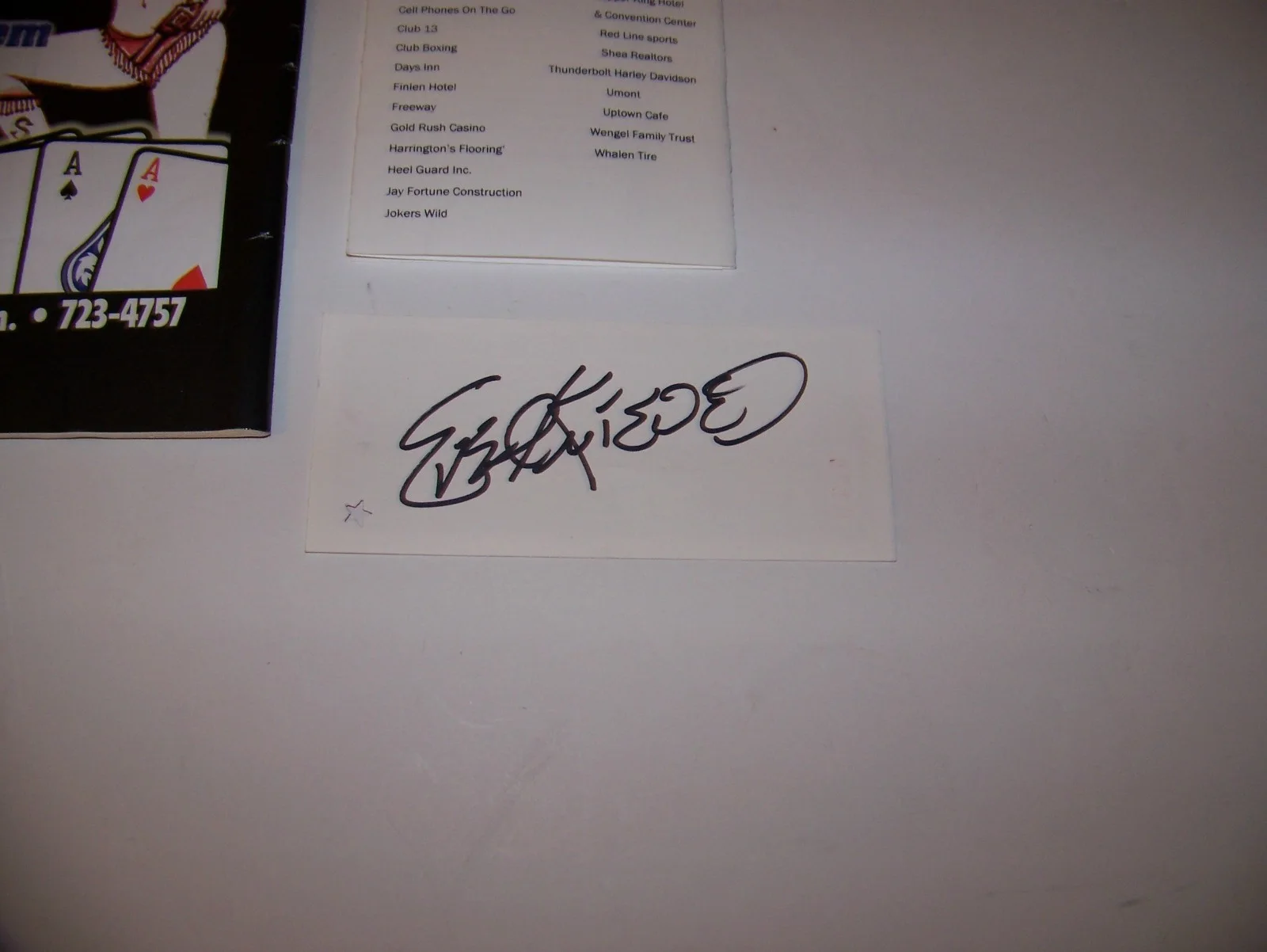 2005 Evel Knievel Days Lot w/ Signed Ticket Motorcycle Daredevil Butte Montana, изображение 3