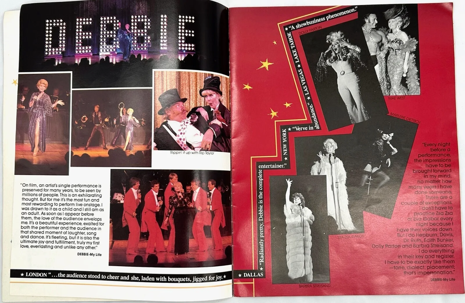 Debbie Reynolds — DEBBIE REYNOLDS Hand Signed Theatre Program, image 5