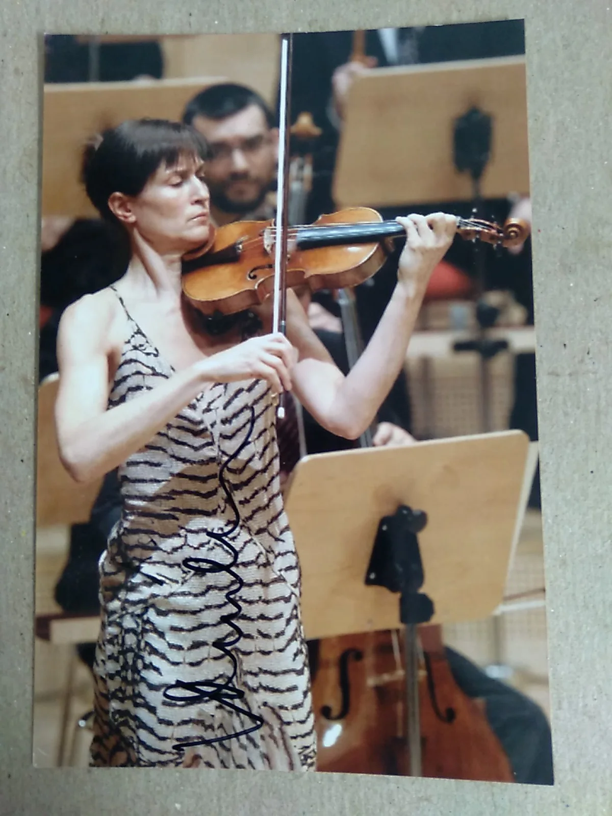 Victoria Mullova Signed Autograph 6x4in Photo, image 2