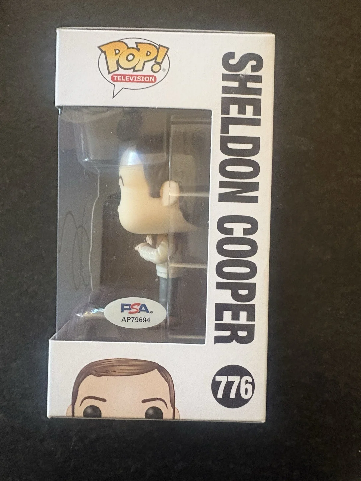 JIM PARSONS SIGNED AUTOGRAPH SHELDON COOPER BIG BANG THEORY FUNKO POP 776 PSACOA, image 2