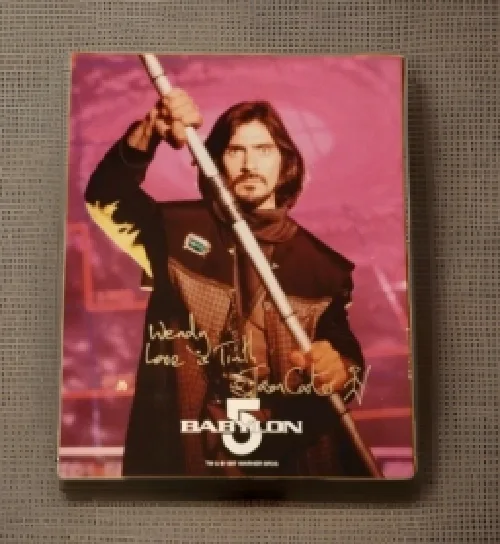 cast members — Babylon 5 Heaven., Lot Of 8, Autographed 8X10 Photos All Signed By Cast Members, image 3