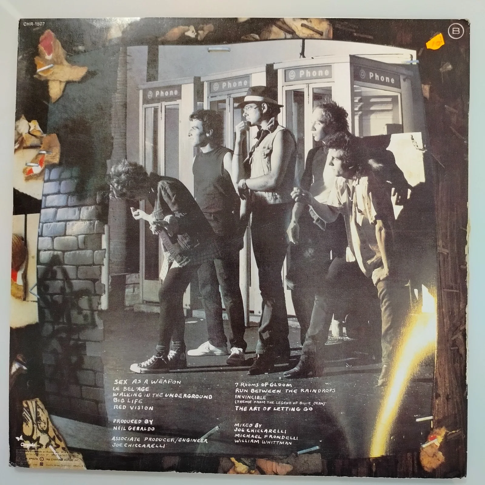 Pat Benatar Signed "Seven The Hard Way" Album Cover + COA, изображение 3