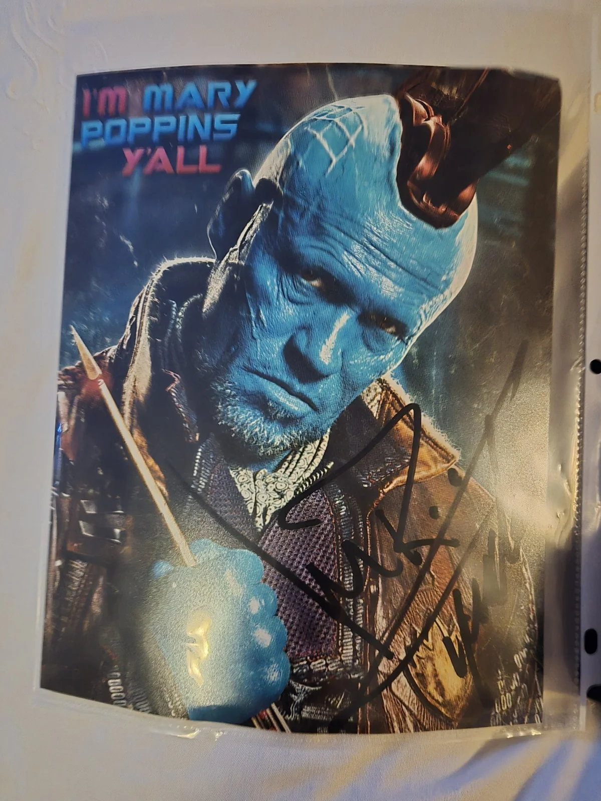 Michael Rooker — Guardians of the Galaxy signed Memorabilia set ft Yondu, Michael Rooker, изображение 2