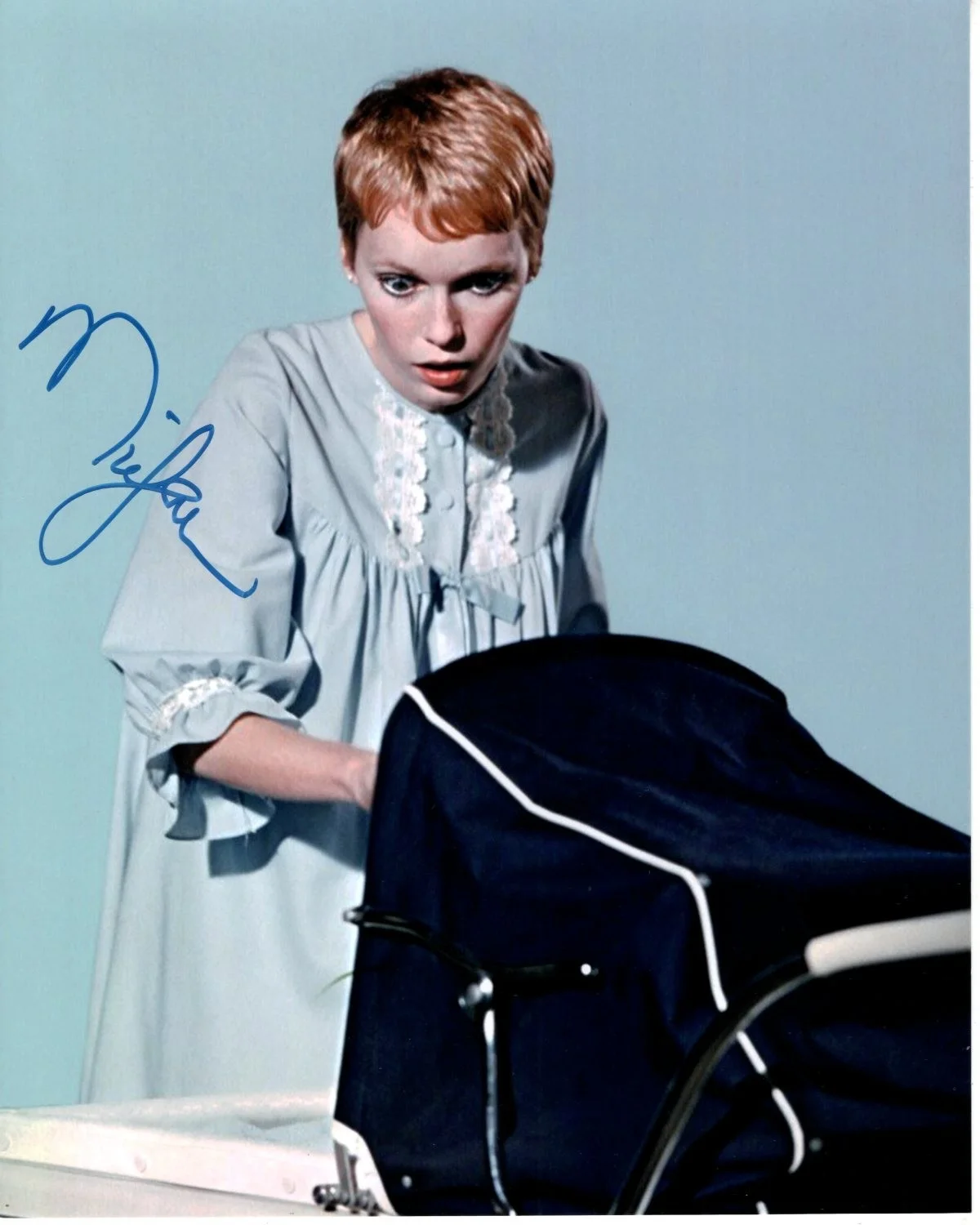 Mia Farrow — Mia Farrow Signed Autographed 8x10 Rosemary's Baby Photograph