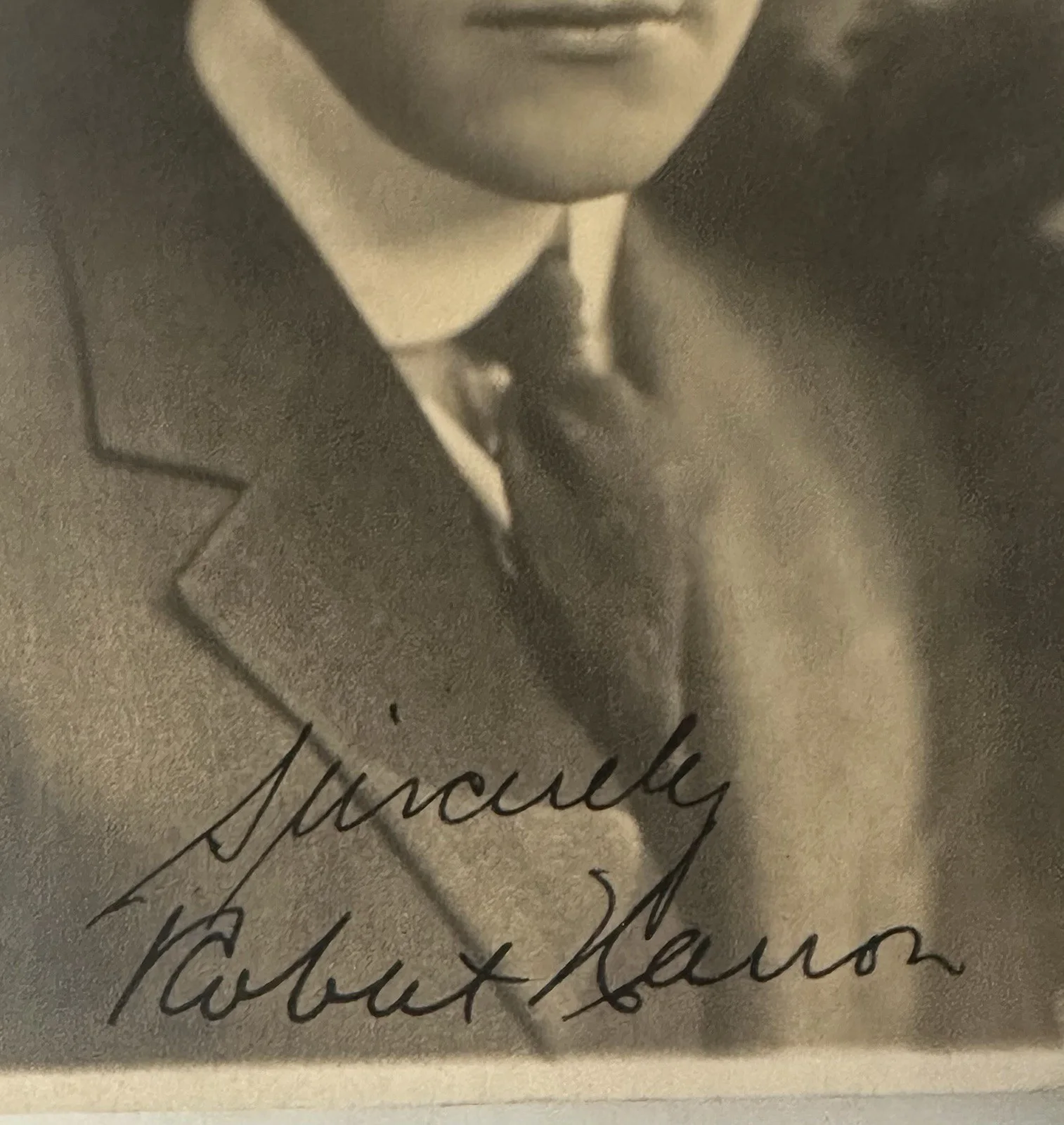 Robert Harron — Robert Harron 1893-1920 Silent Film Actor SIGNED Photograph Mailed As Postcard, изображение 3