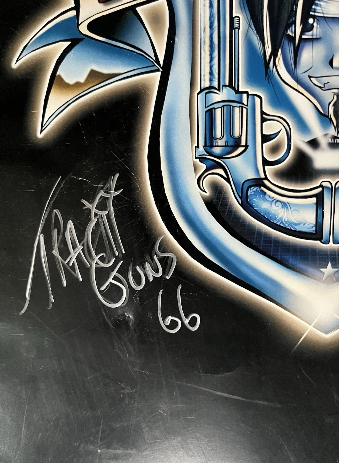 L.A. Guns Hand Signed Gig Poster 2007-2008 tour, image 4