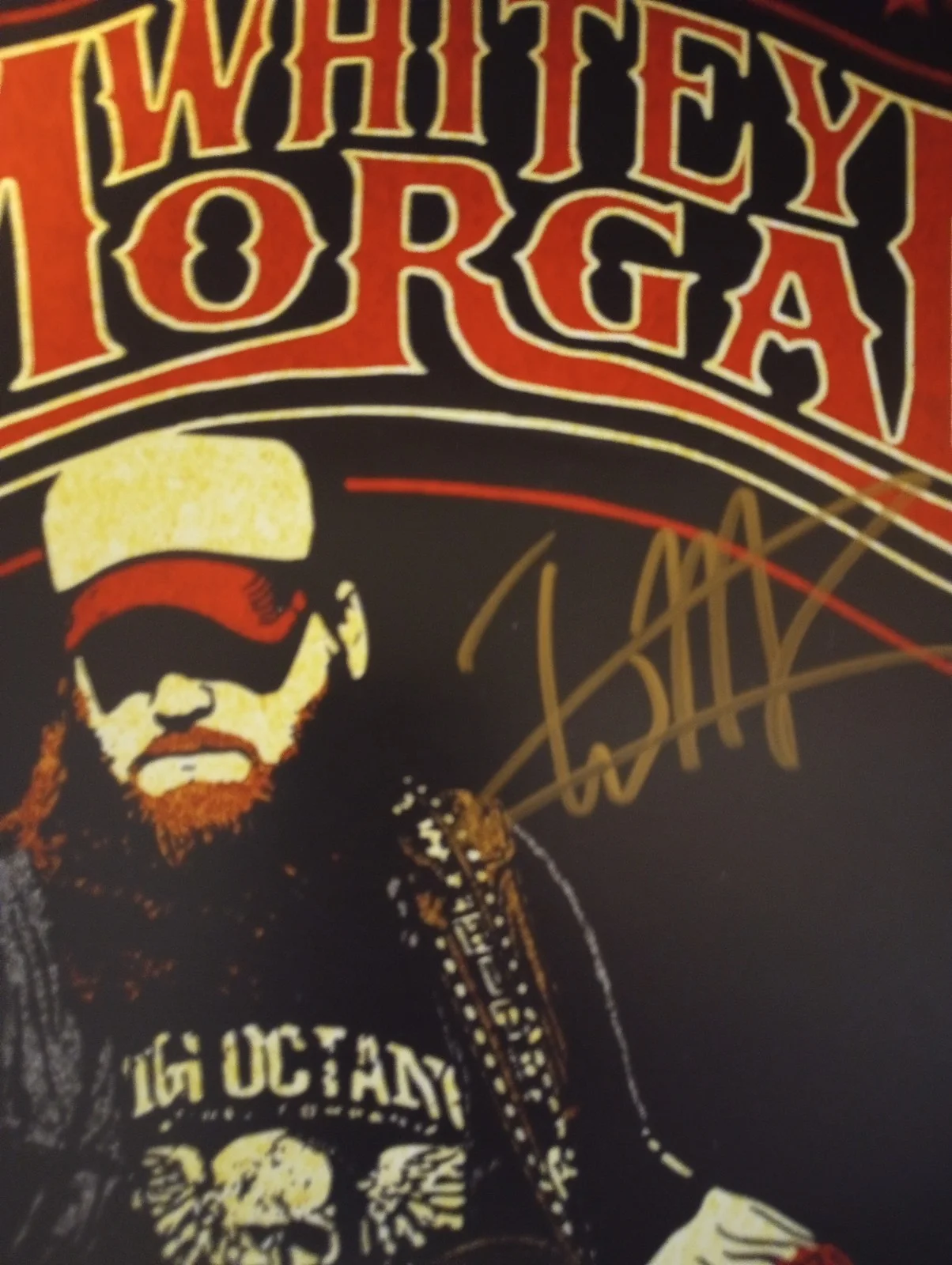 Whitey Morgan Signed 11x17 Concert Poster Autographed The Troubadour, изображение 2