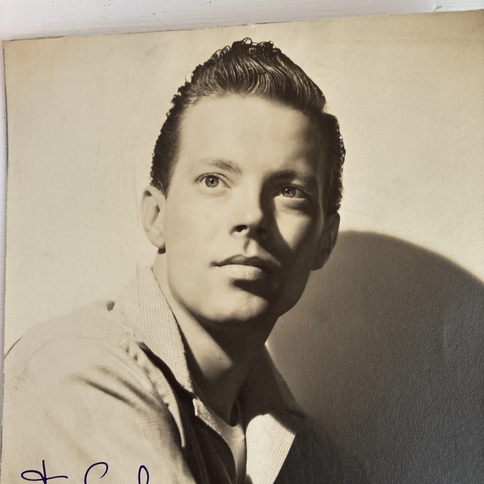 DICK HAYMES — DICK HAYMES Argentine Singer Actor From 40s & 50s B & W Authentic Signed Photo, изображение 2