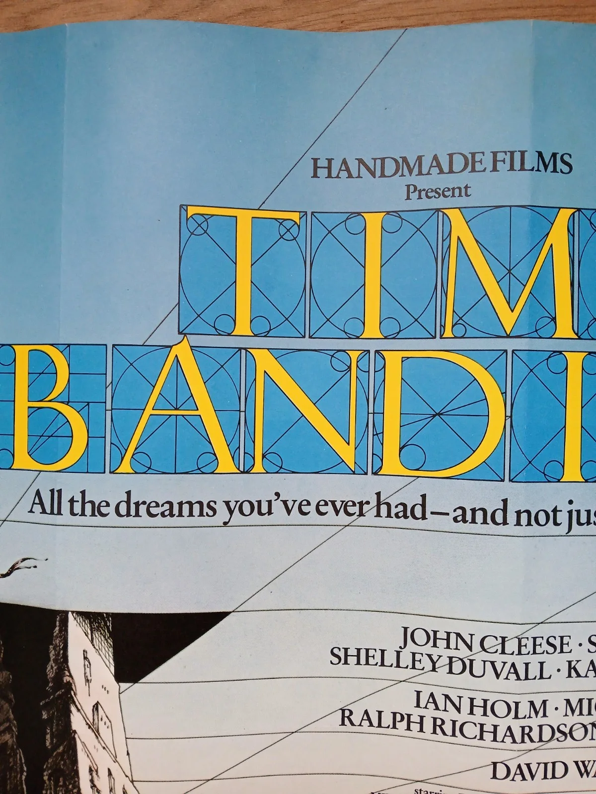 TIME BANDITS (1981) original UK quad poster -Terry Gilliam- Connory,Cleese,Palin, изображение 4