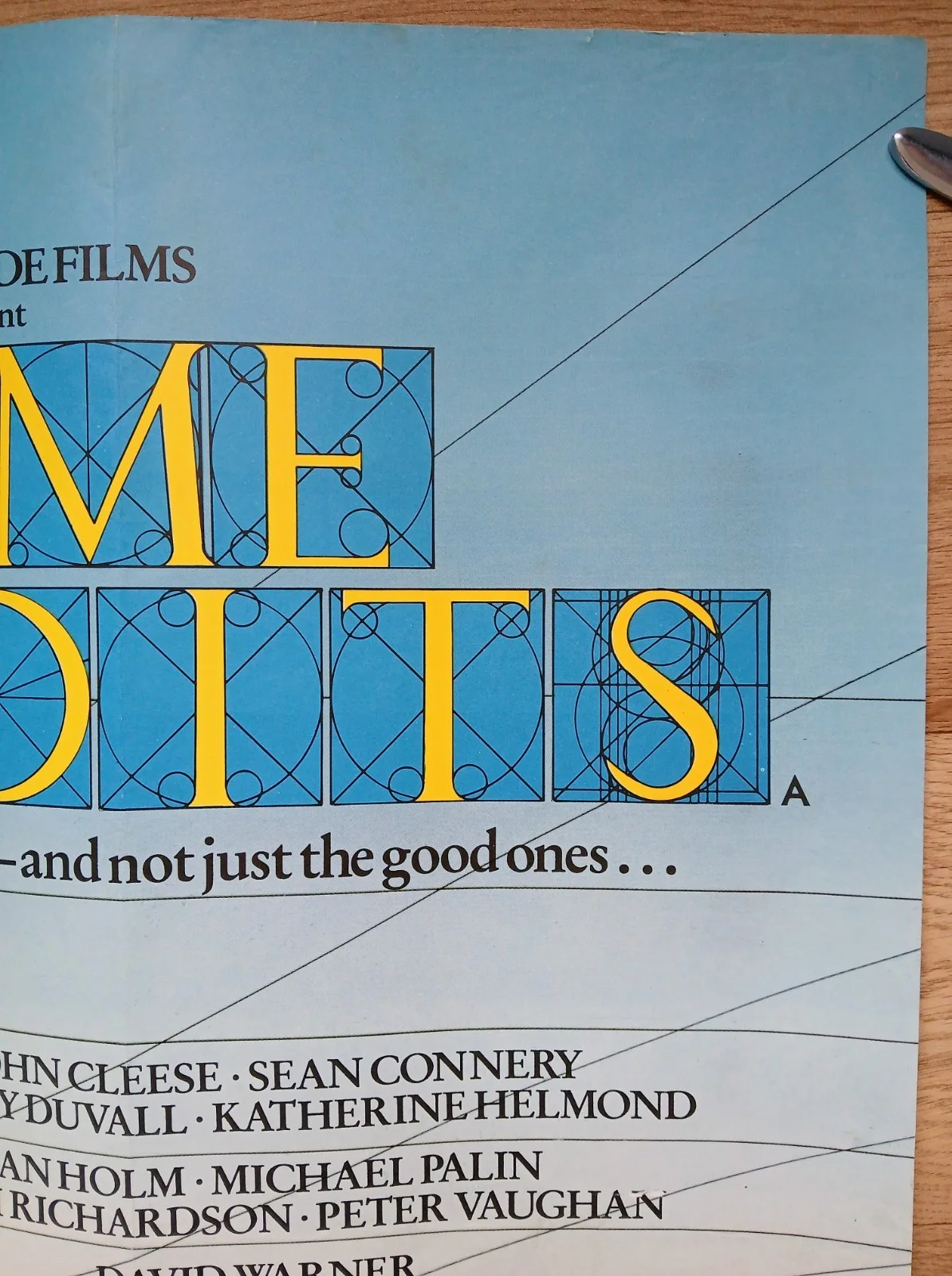 TIME BANDITS (1981) original UK quad poster -Terry Gilliam- Connory,Cleese,Palin, изображение 5