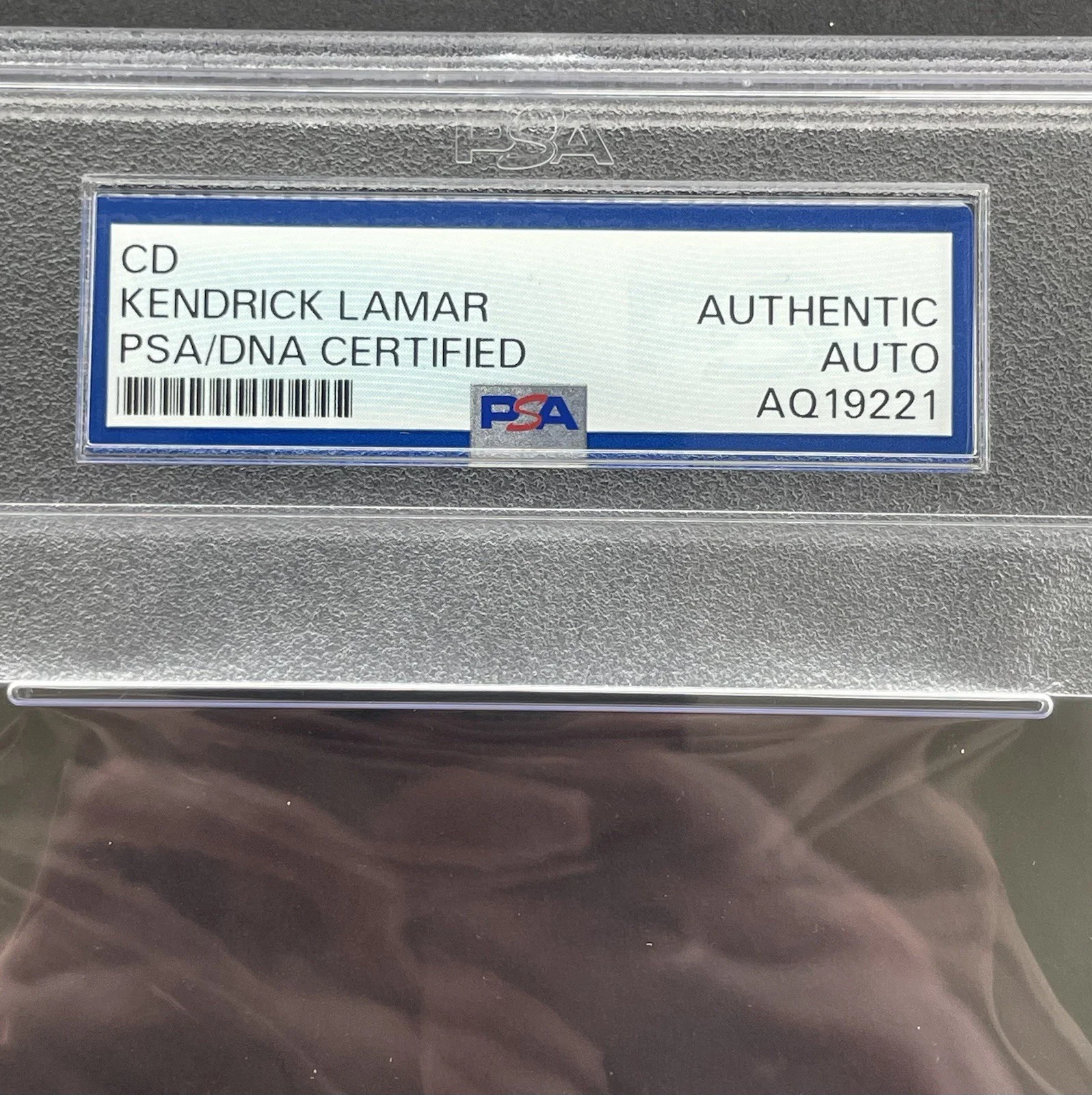 Kendrick Lamar Signed Autographed Section 80 Cd Psa/Dna Slabbed Full Auto, image 4