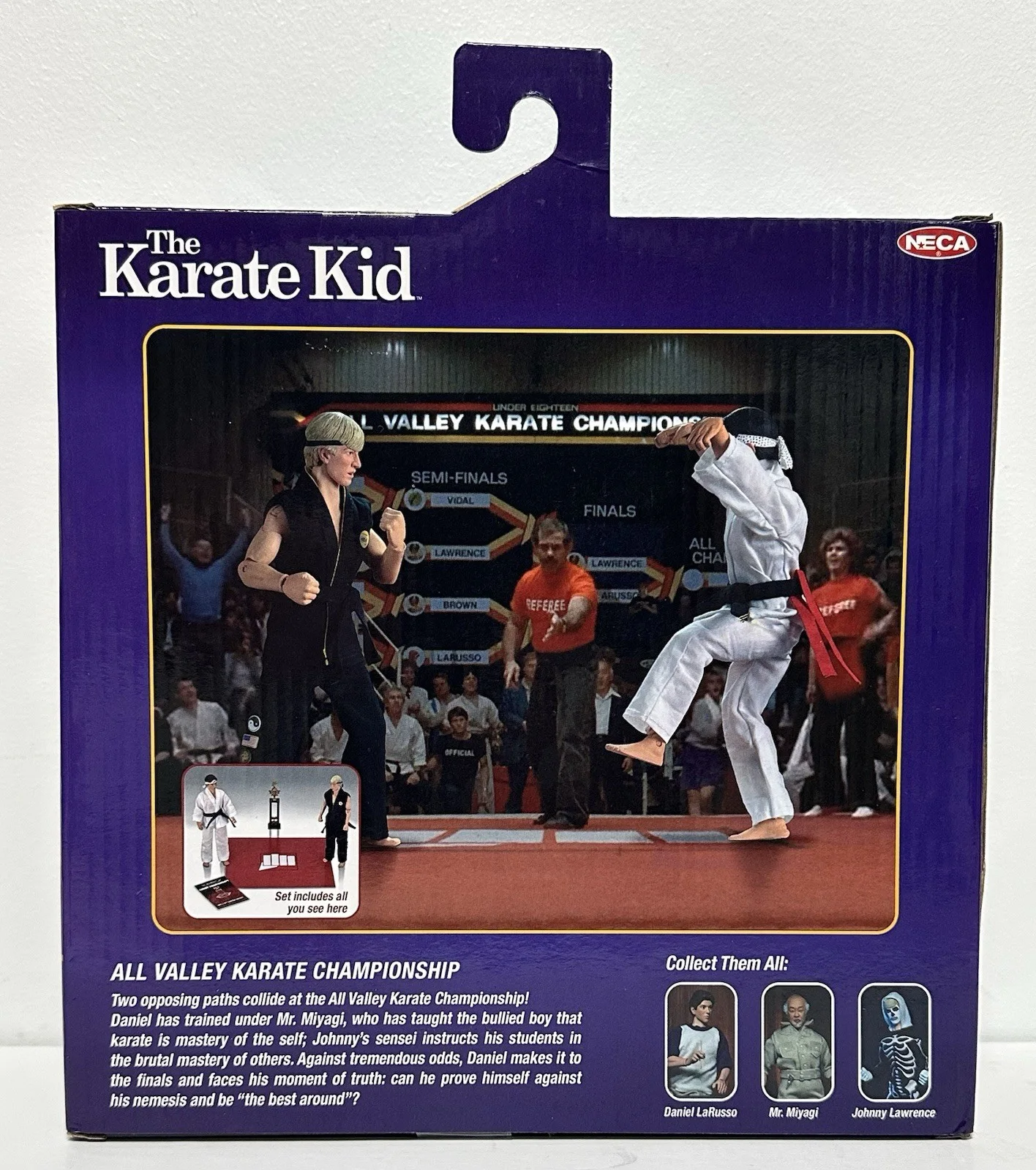 NECA The Karate Kid Signed Figure Set Daniel Johnny Ralph Macchio William Zabka, image 5