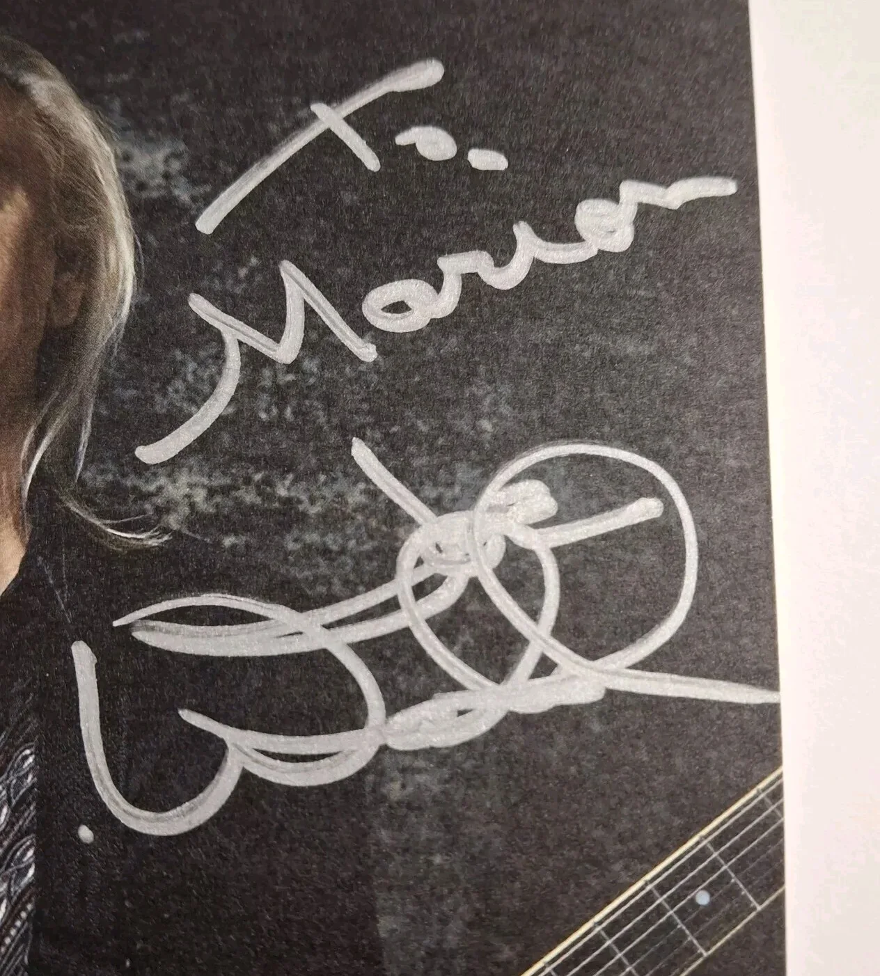 JOE WALSH - JAMES GANG - THE EAGLES BAND - SIGNED 5x7 Color Card Stock Photo, изображение 3