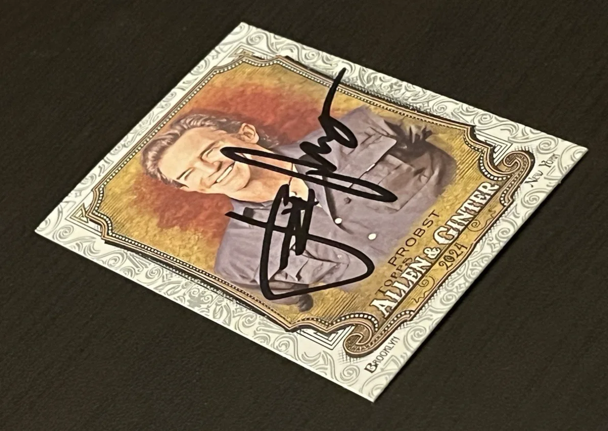 JEFF PROBST — JEFF PROBST SIGNED '24 ALLEN GINTER FOIL FILIGREE CARD 251 SURVIVOR AUTO PROOF, image 3