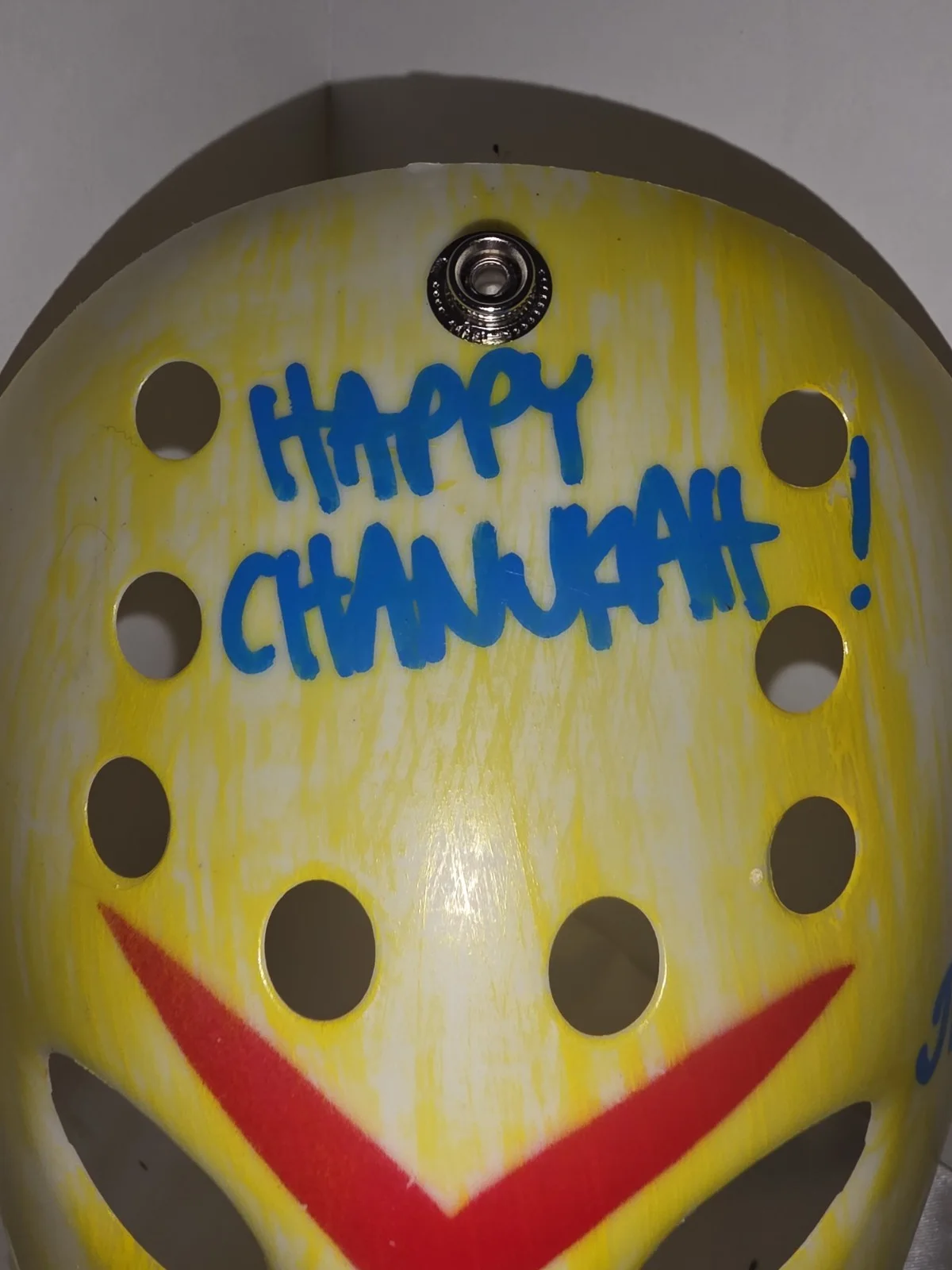 Ari Lehman — Ari Lehman signed Jason Voorhees hockey mask Friday the 13th Beckett, изображение 2