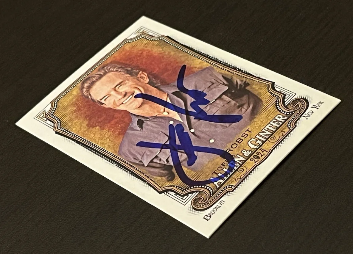 JEFF PROBST — JEFF PROBST SIGNED 2024 ALLEN & GINTER BASE CARD 251 SURVIVOR AUTO COA PROOF B, изображение 3