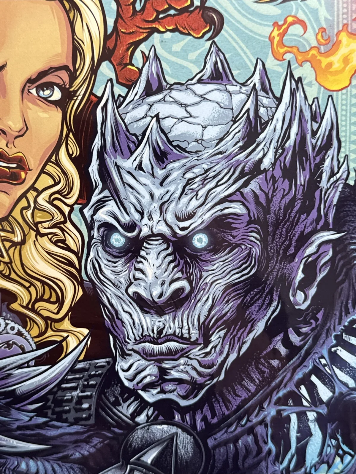 Brian Allen — Bam Box Fire Ice Signed Brian Allen Art Print 8x10 COA 277/2000 Game Of Thrones, изображение 4